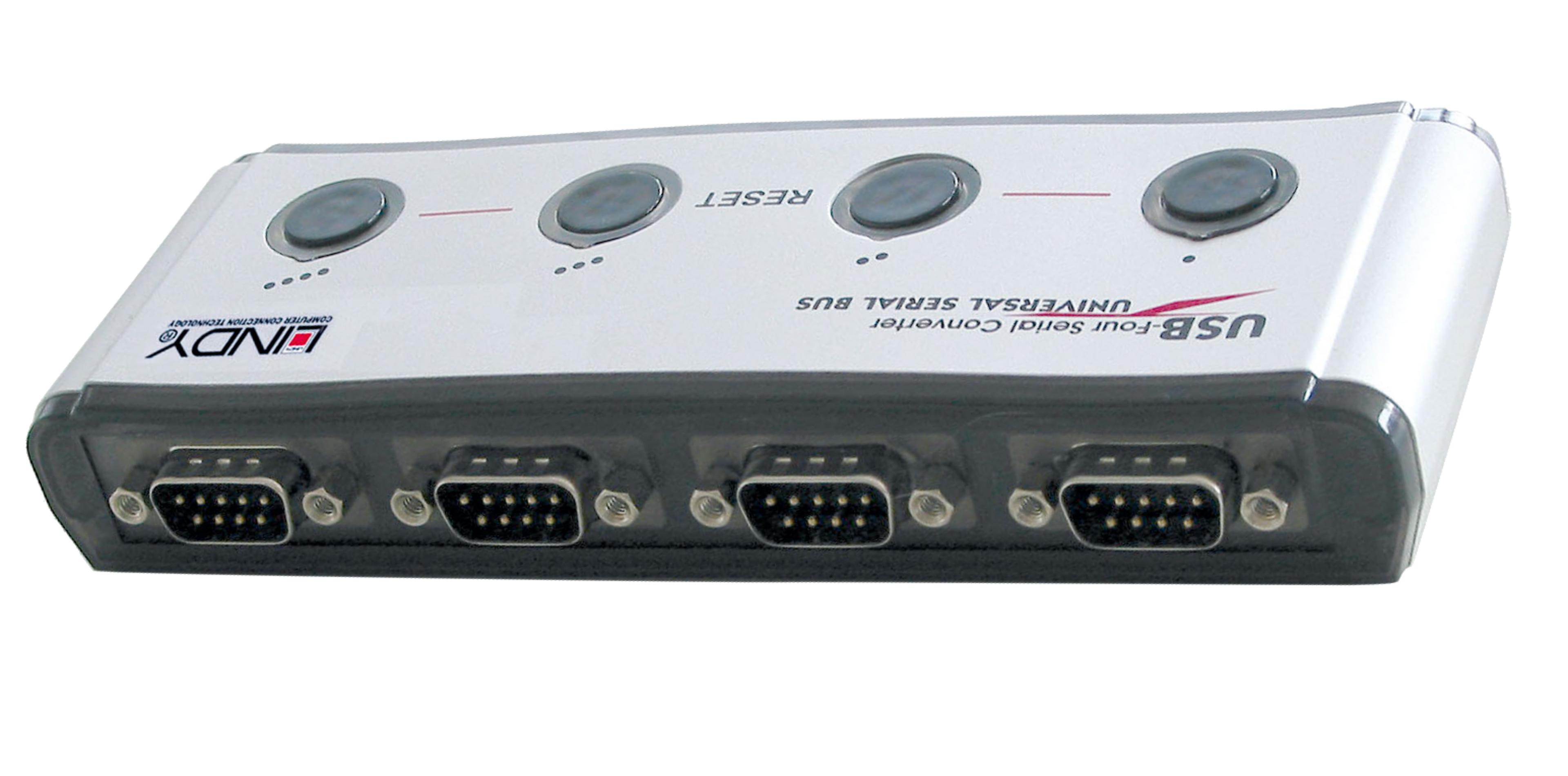 Adapter 4xDB9/m (RS232) - USB-B/f