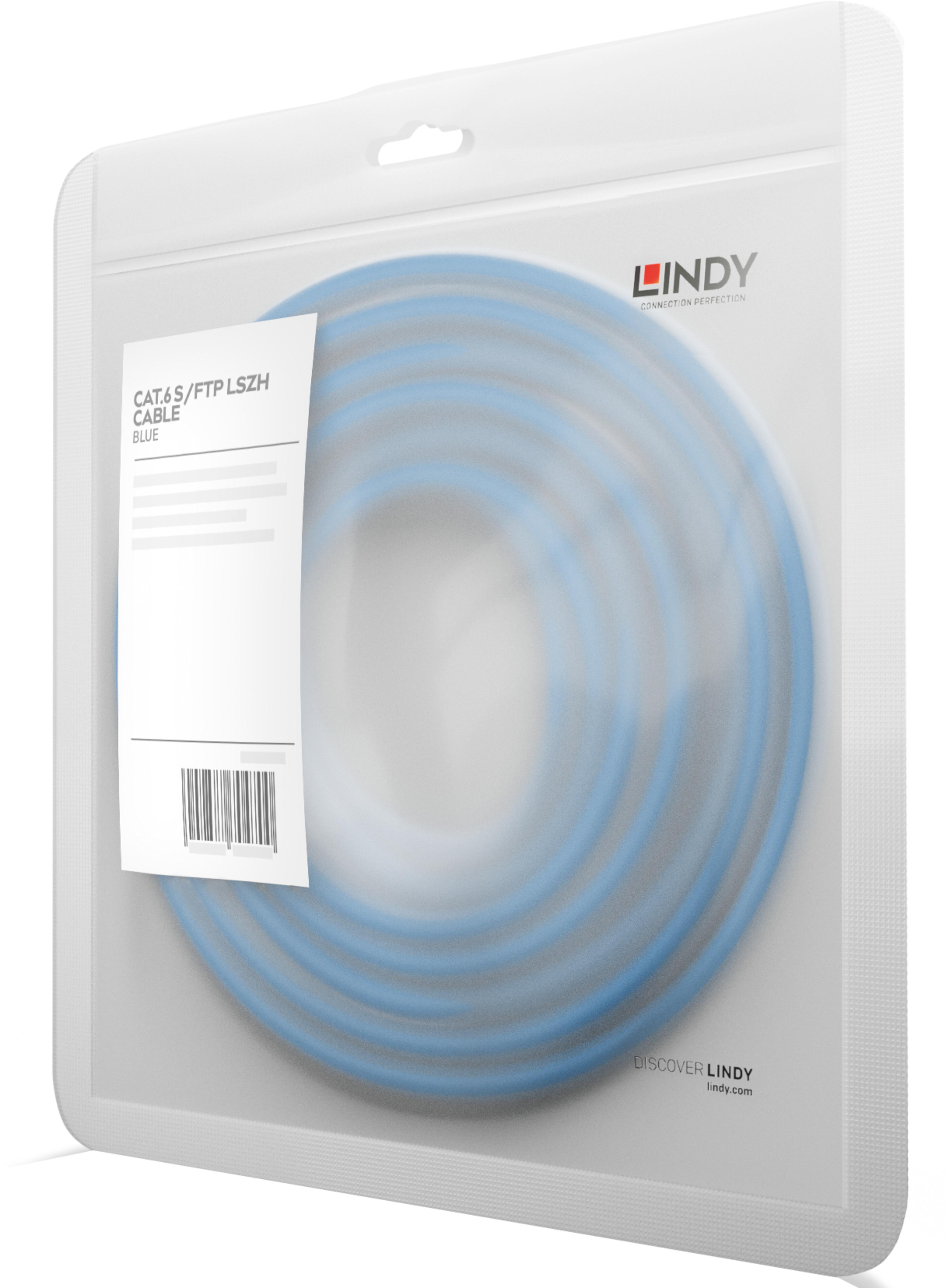 Patch Cable RJ45 S/FTP Cat6 7.5m Blue