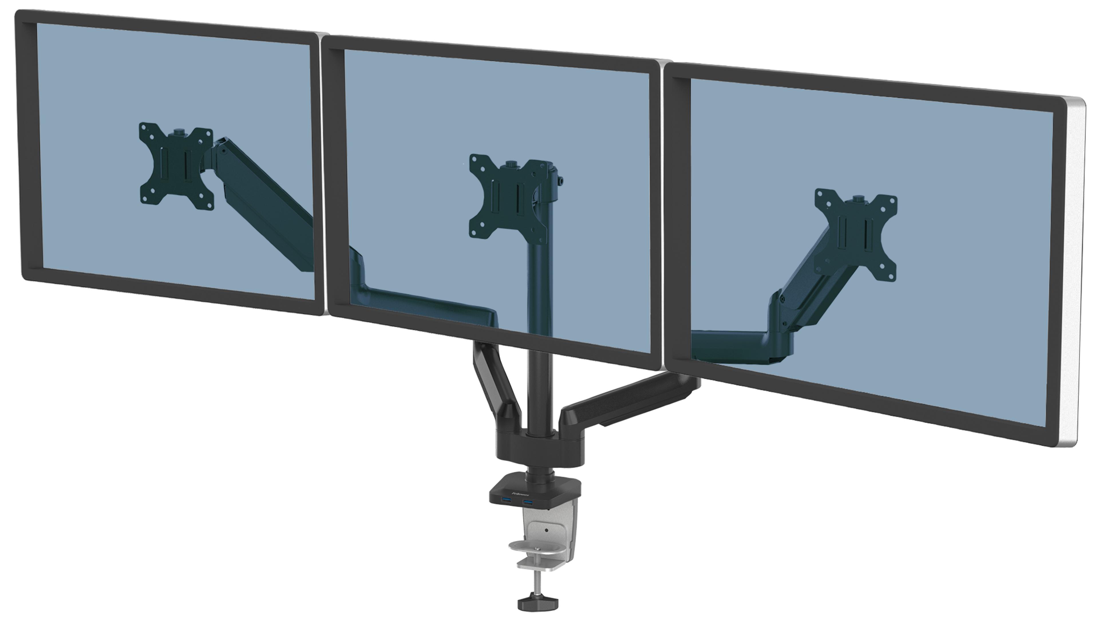 Fellowes Platinum Triple Monitor Arm