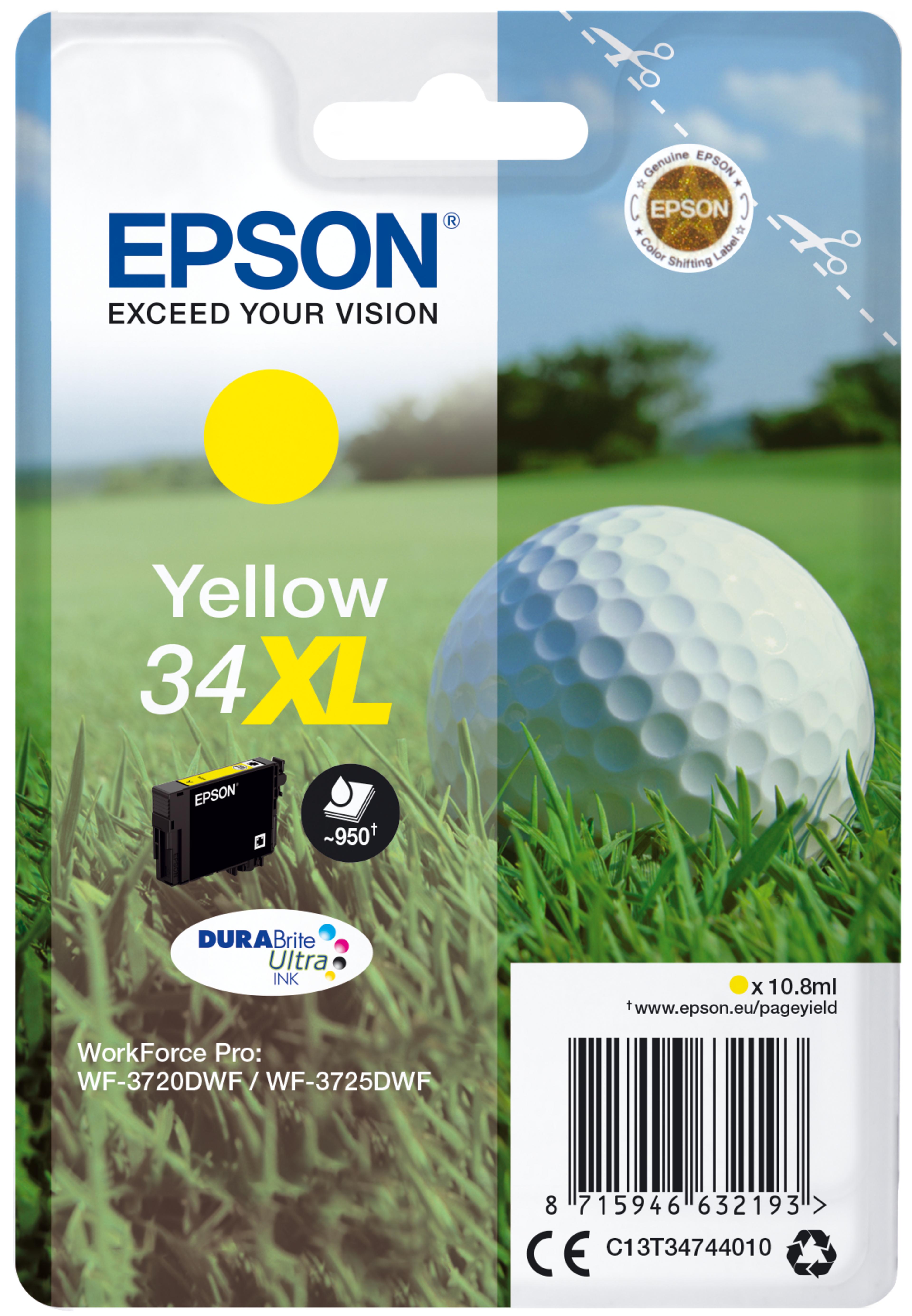 Epson 34XL Tinte gelb