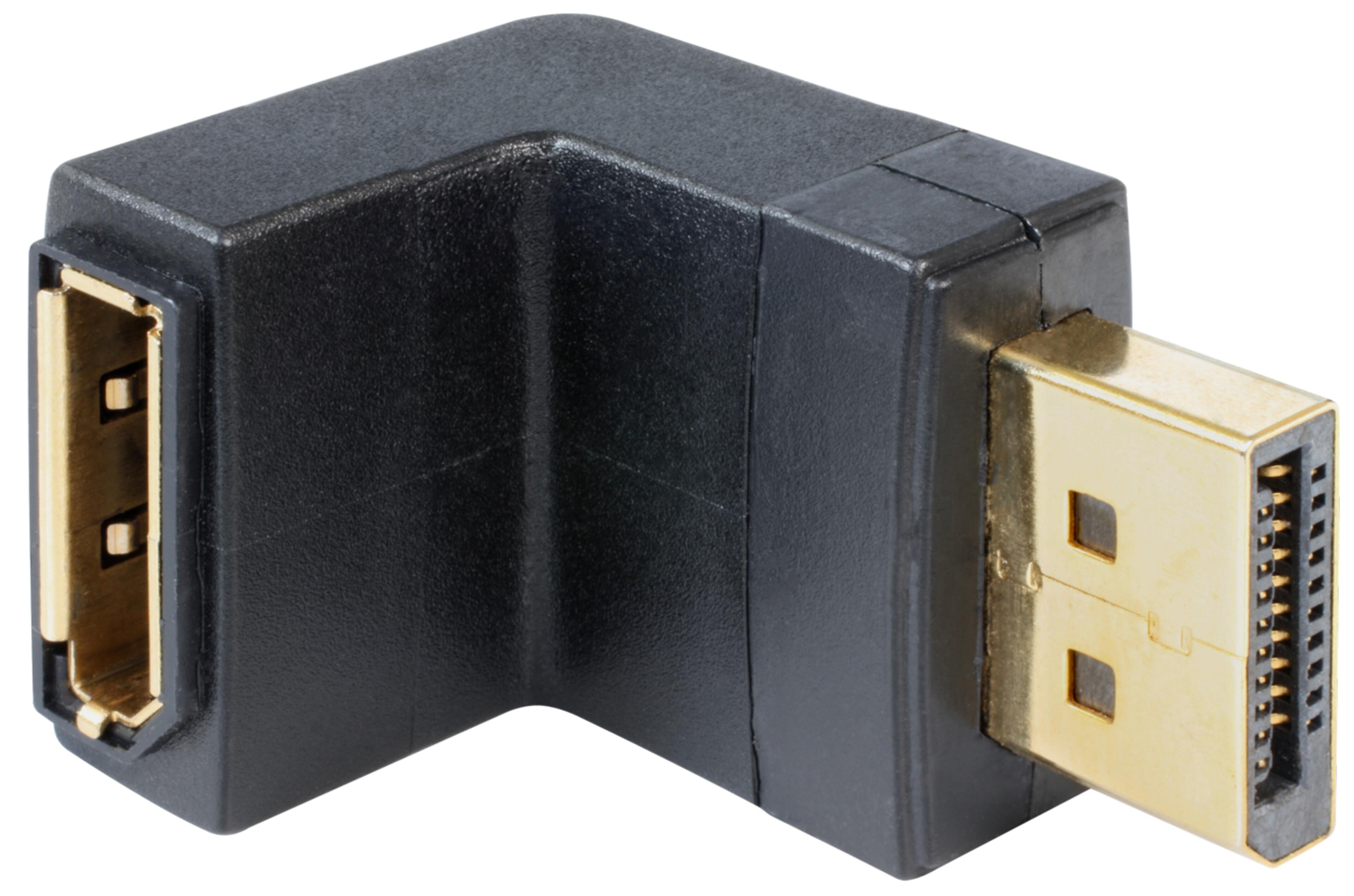 Delock DisplayPort Adapter 90°unten