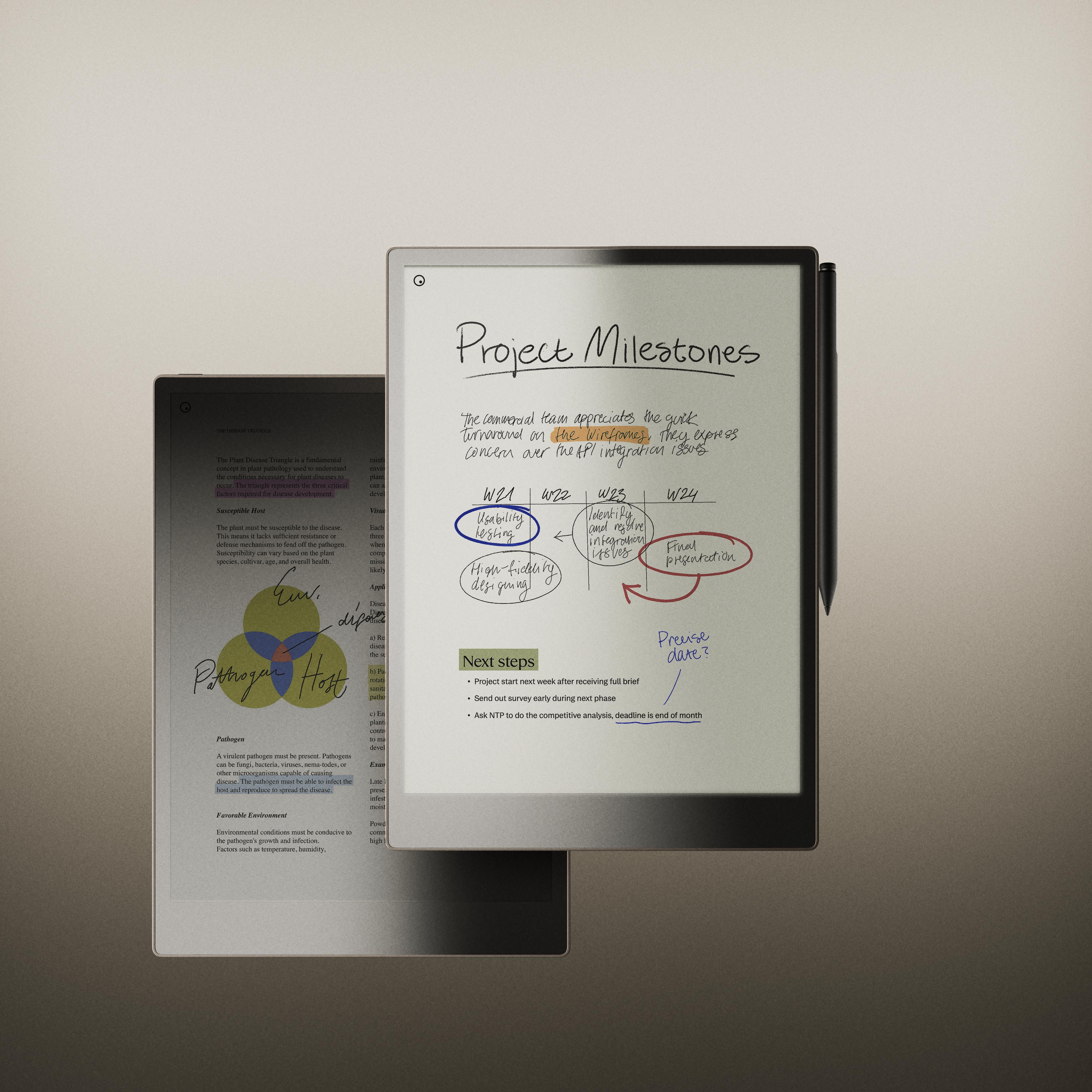 reMarkable PaperPro Marker+ Folio Basalt