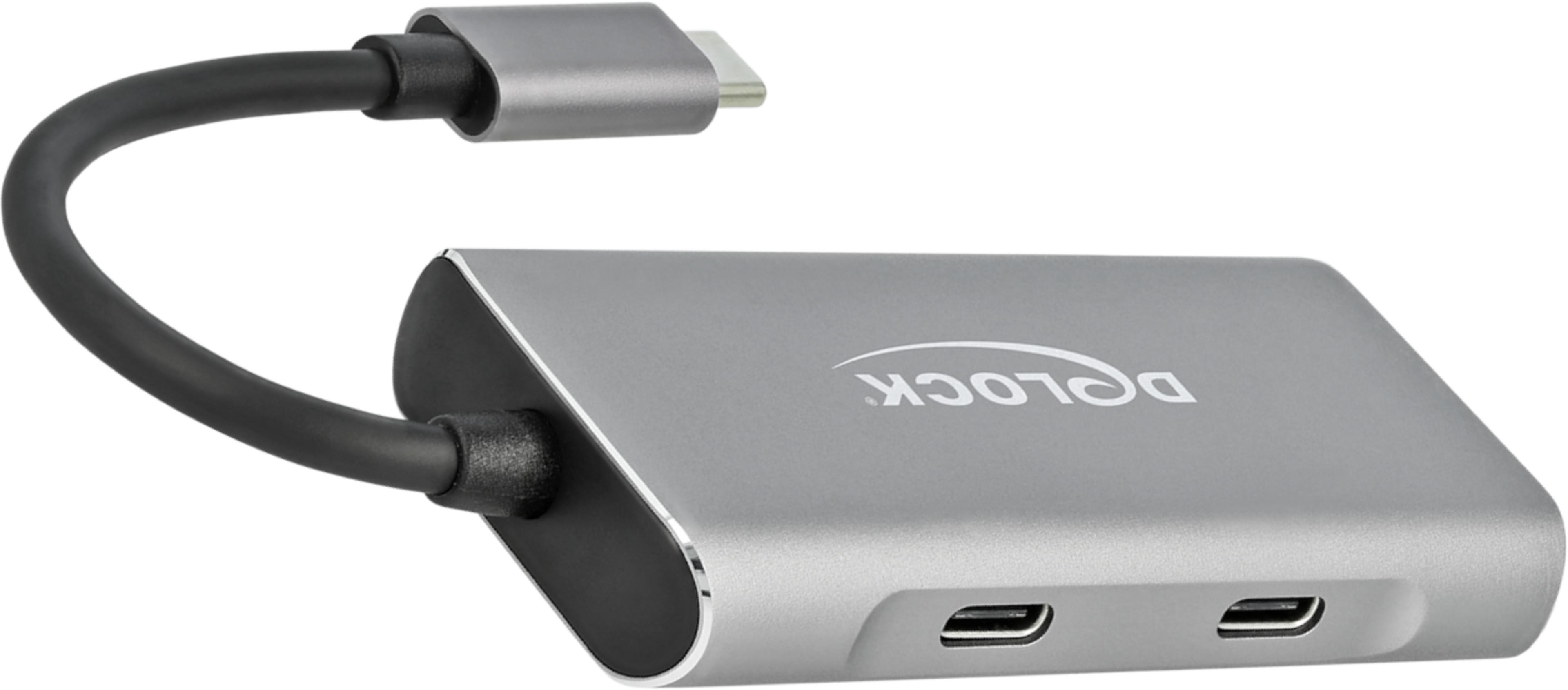 Delock USB Hub 3.1 4-port Black/Silver