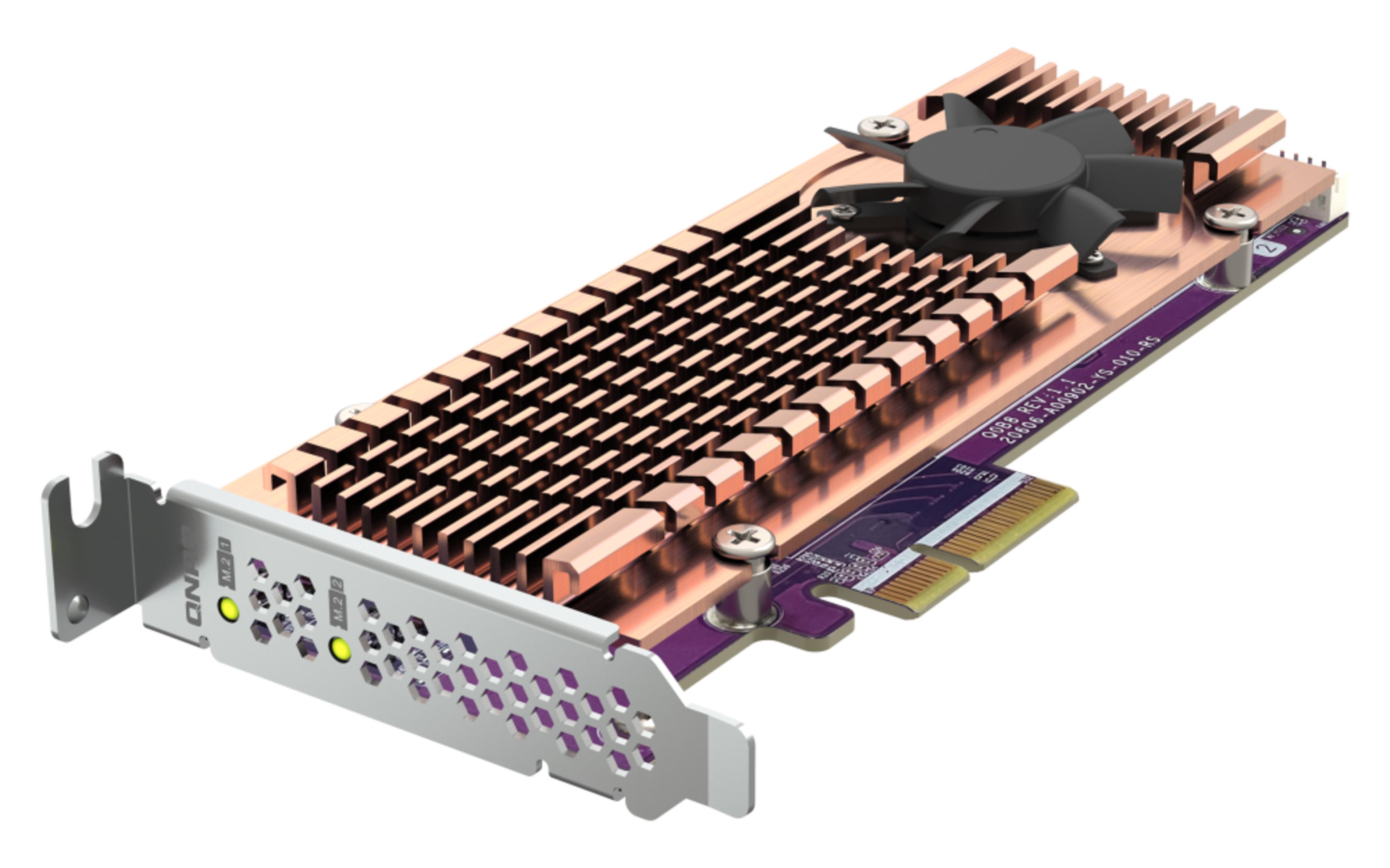 QNAP Dual M.2 PCIe SSD Expansion Card