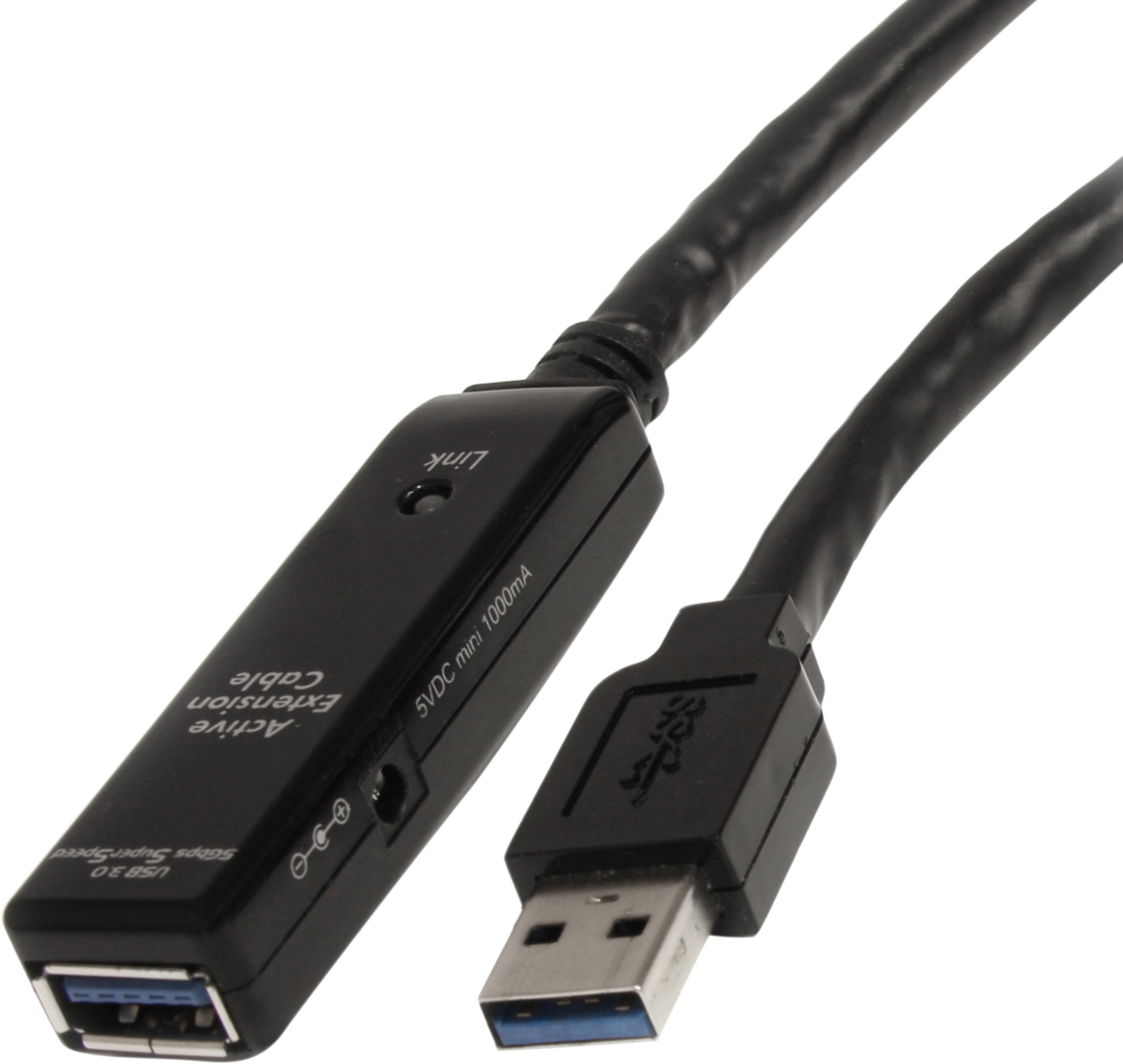StarTech USB A Aktiv-Verlängerung 5 m