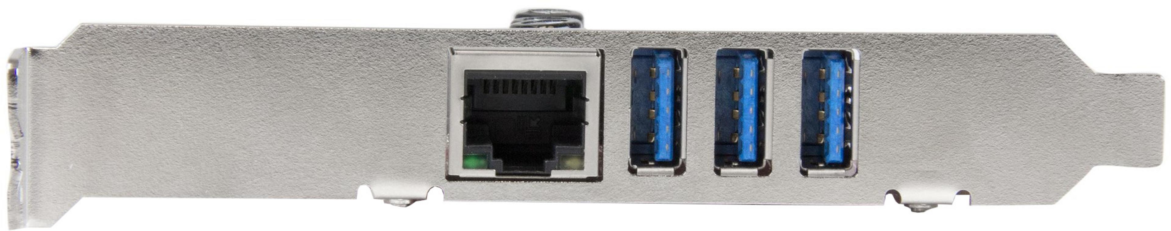 Interface PCIe StarTech 3 ports combinés