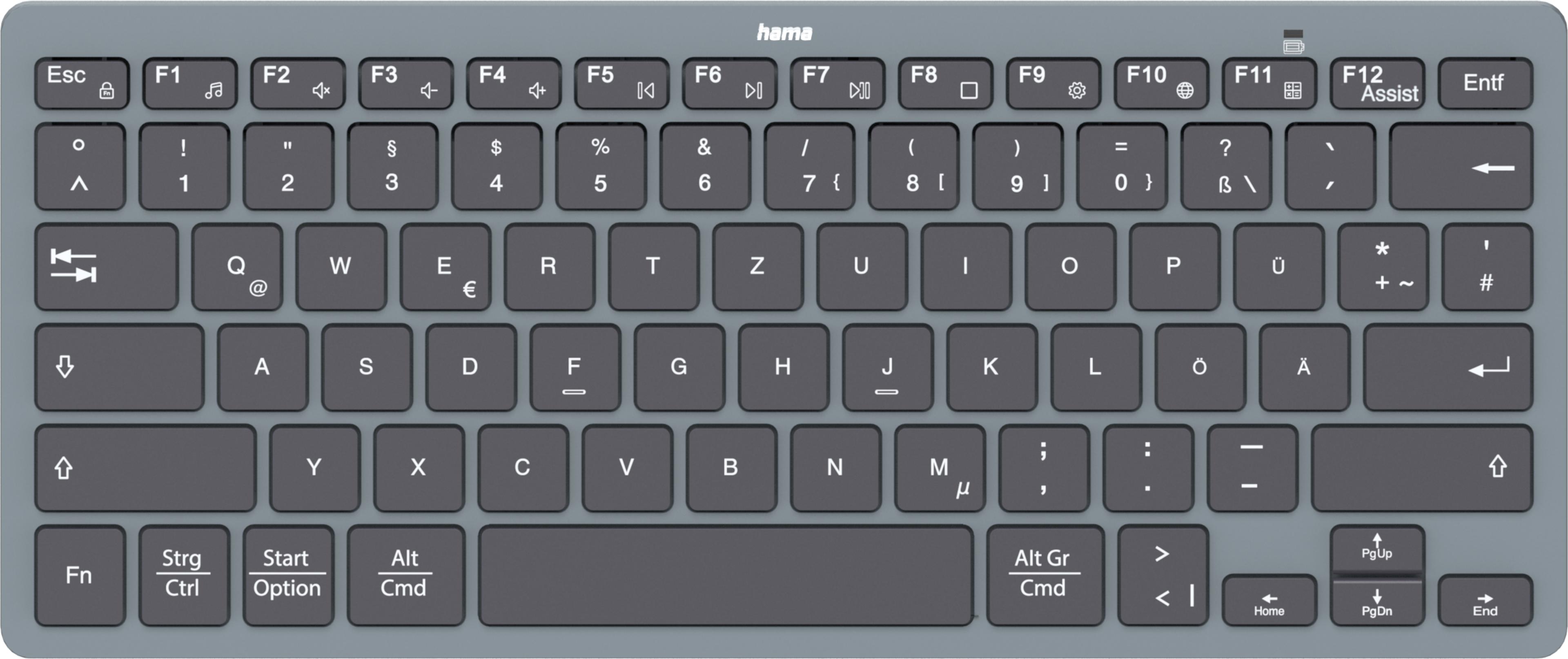 Hama Travel 400 Keyboard Grey/Black