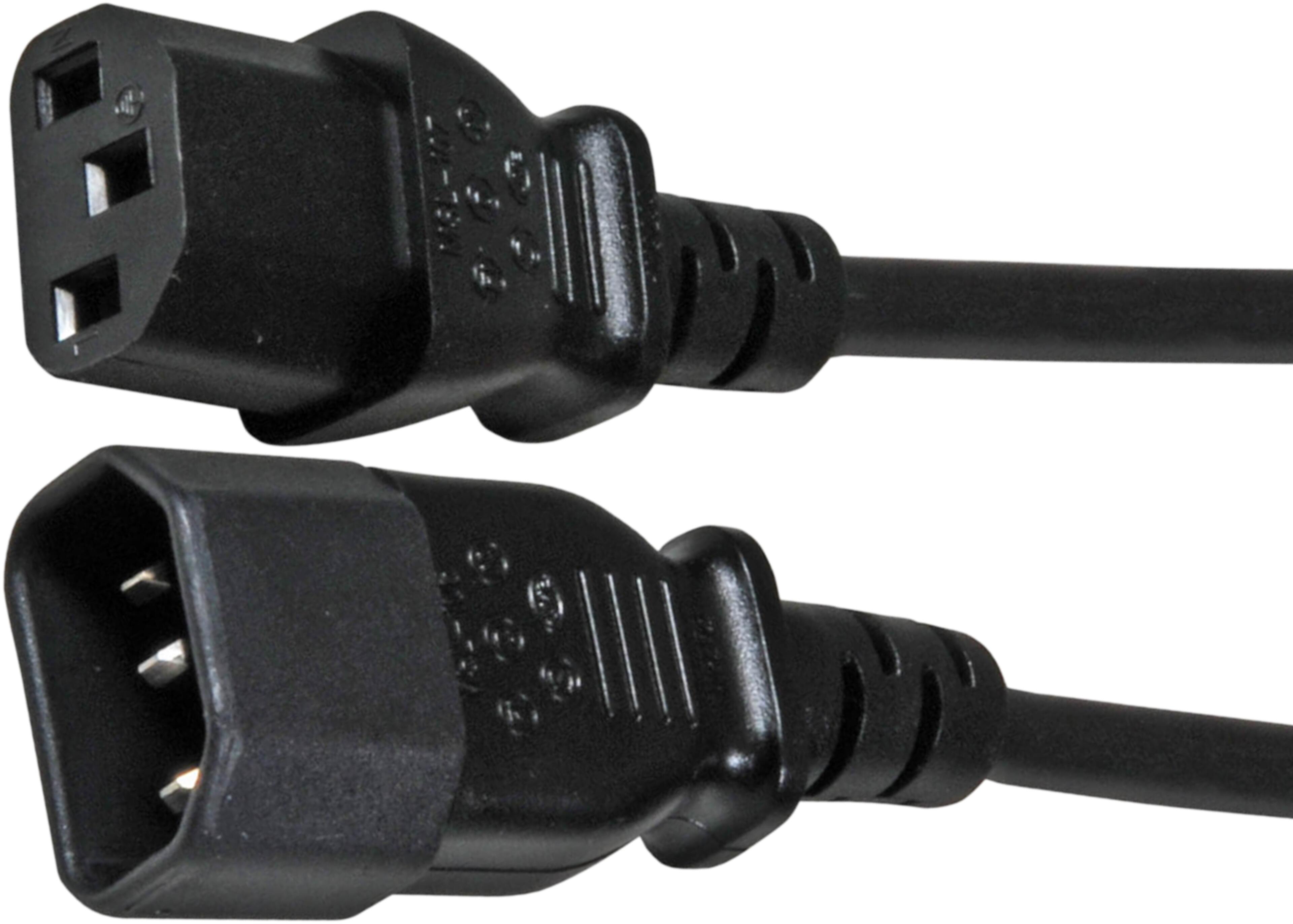 Power Cable C13 - C14 3m Black