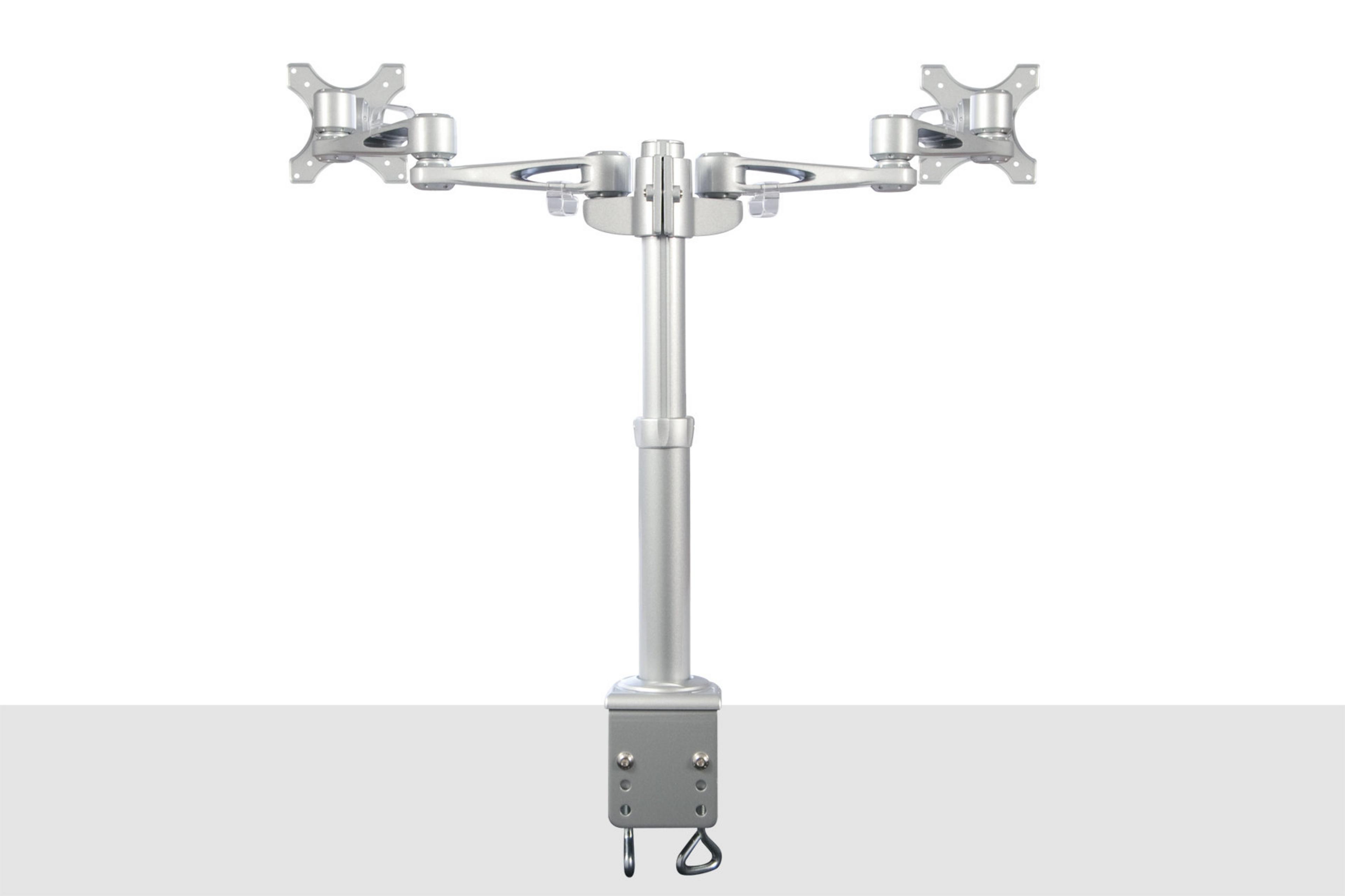 ARTICONA Dual LCD Table Mount Silver