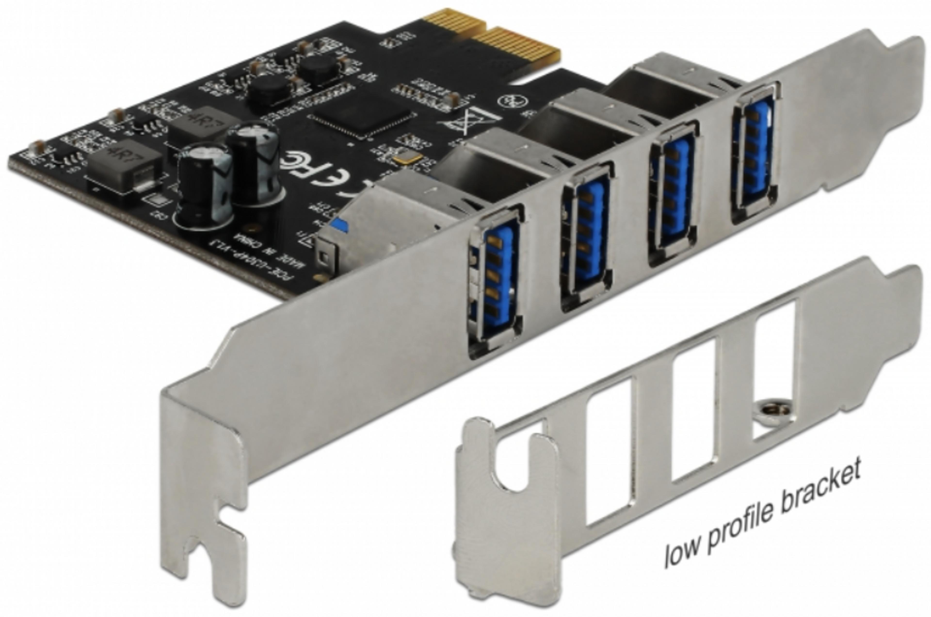 Delock PCIe - 4x USB 3.0 Interface