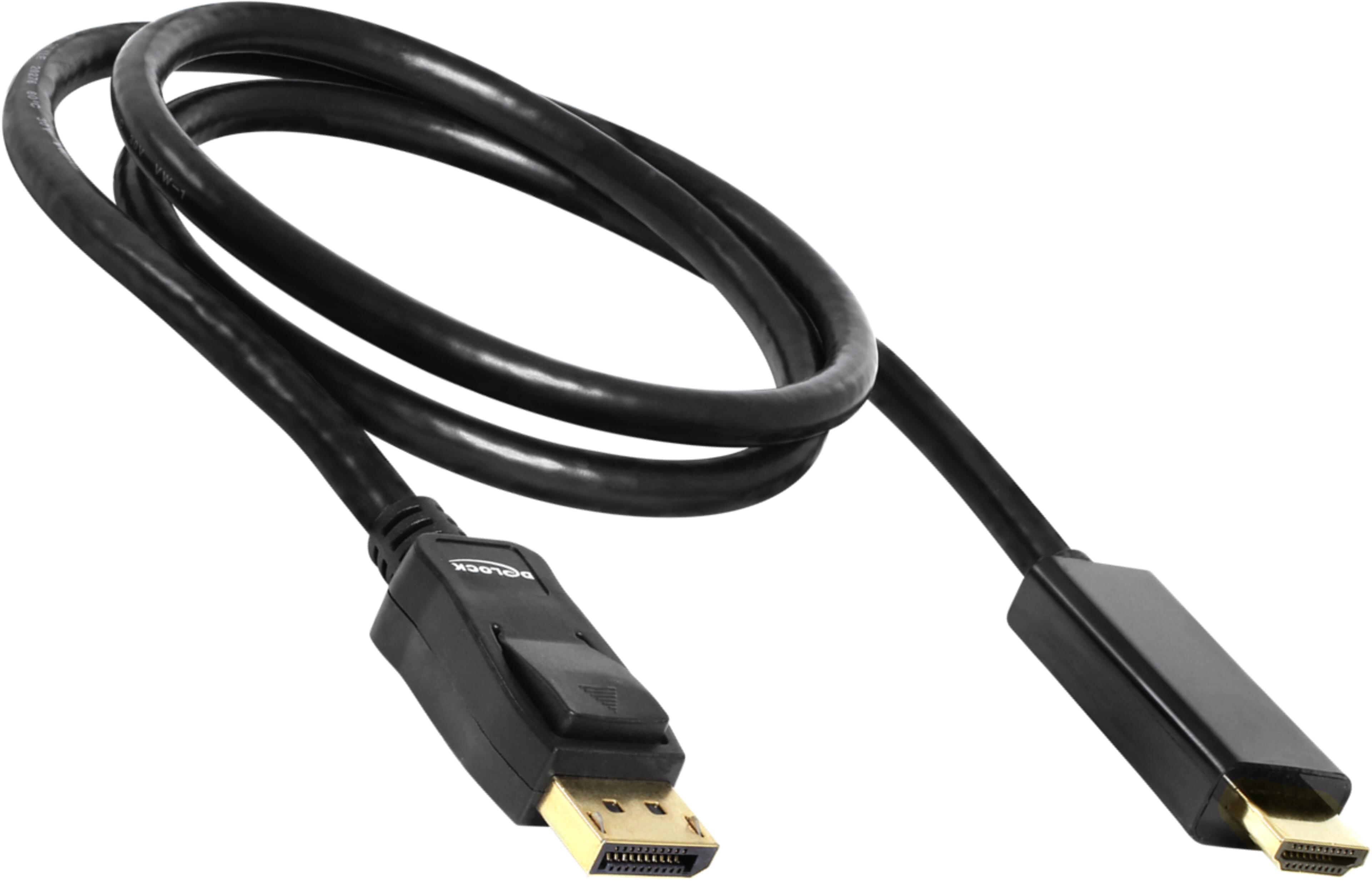 Kabel Delock DisplayPort - HDMI 1 m