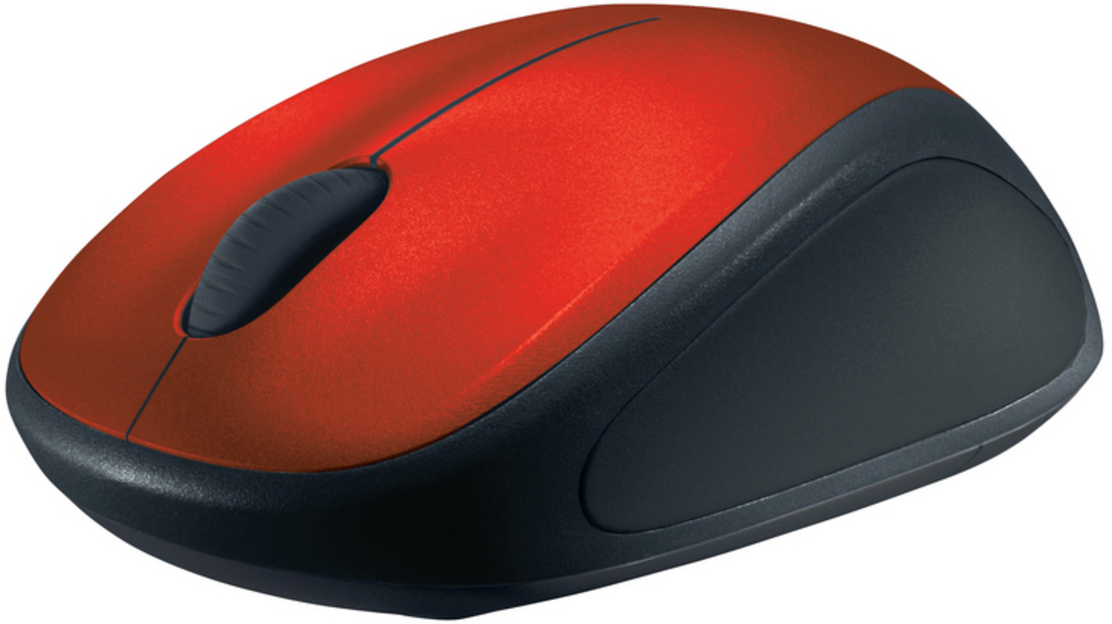 Souris sans fil Logitech M235, rouge
