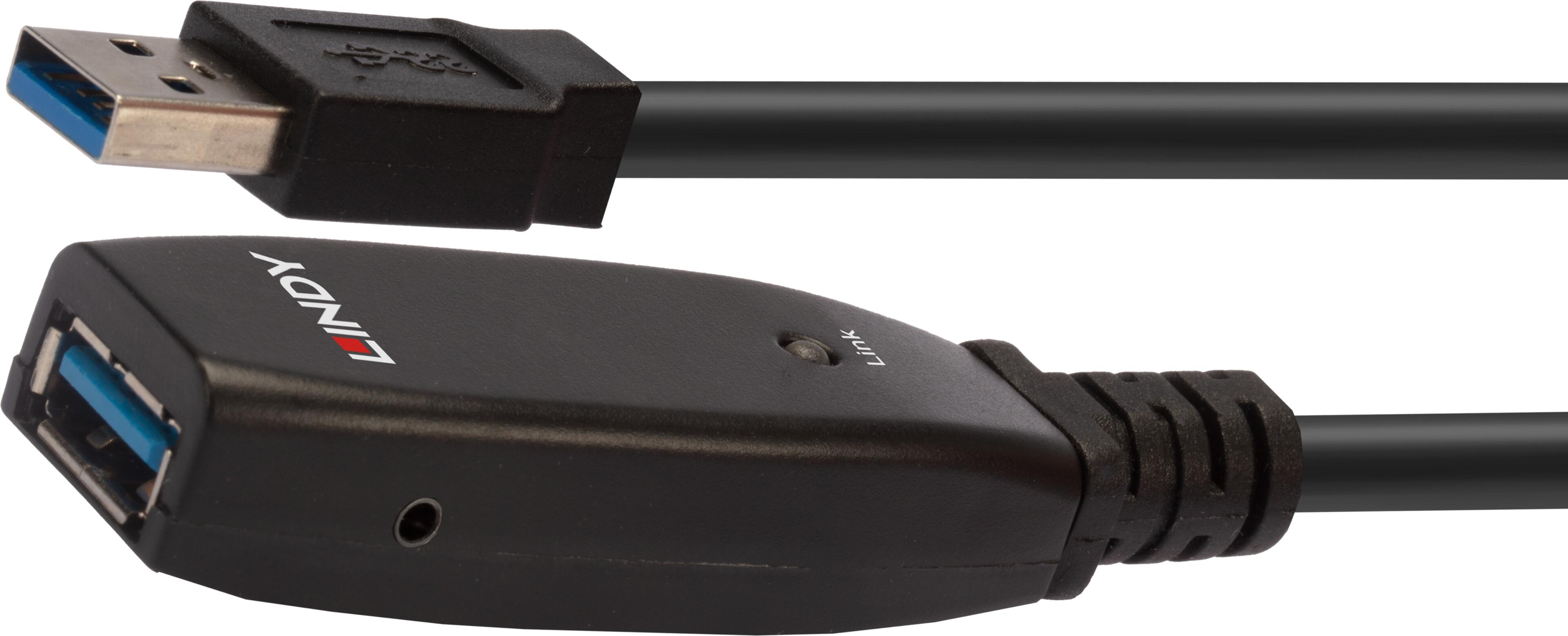 LINDY USB Typ A Aktiv-Verlängerung 15 m