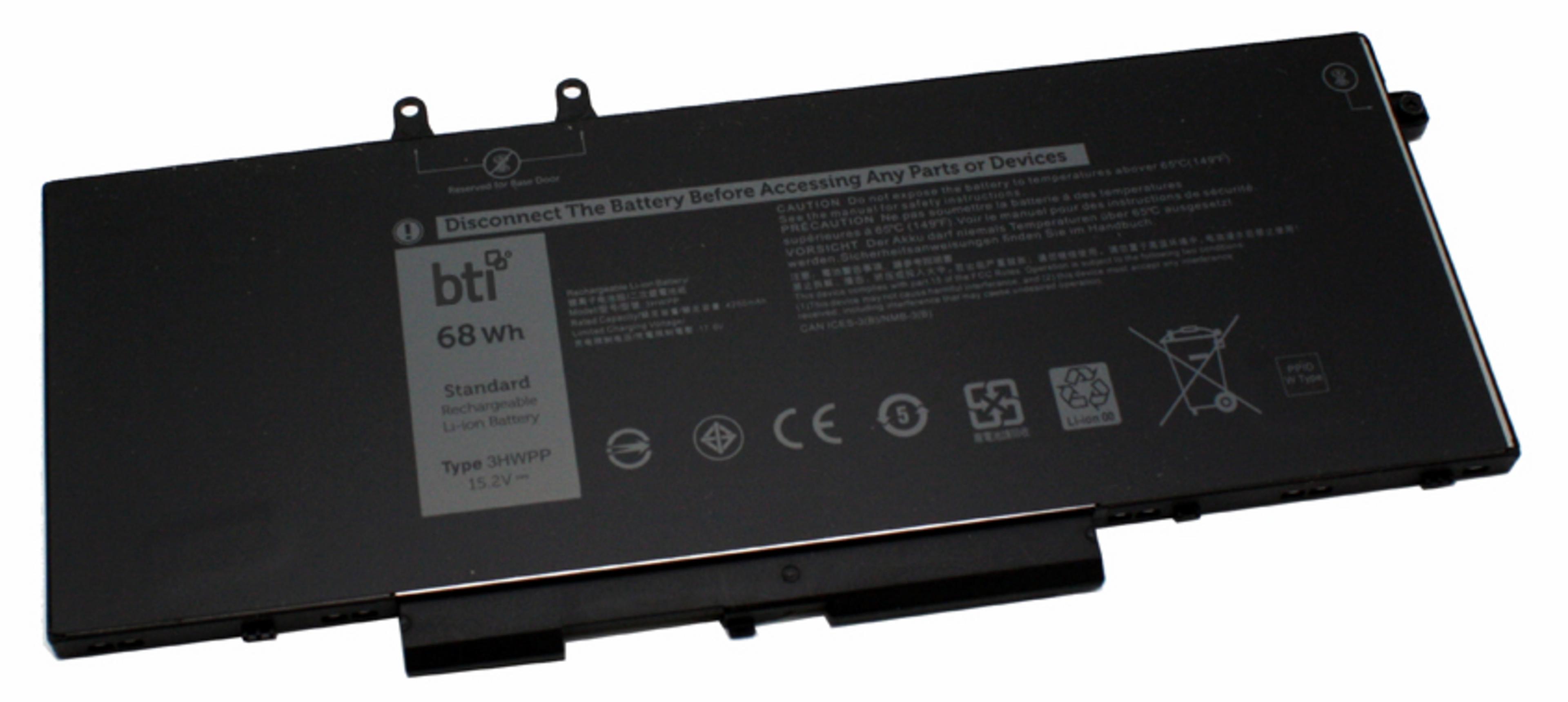 BTI 4 Zellen Dell 4.470 mAh Akku