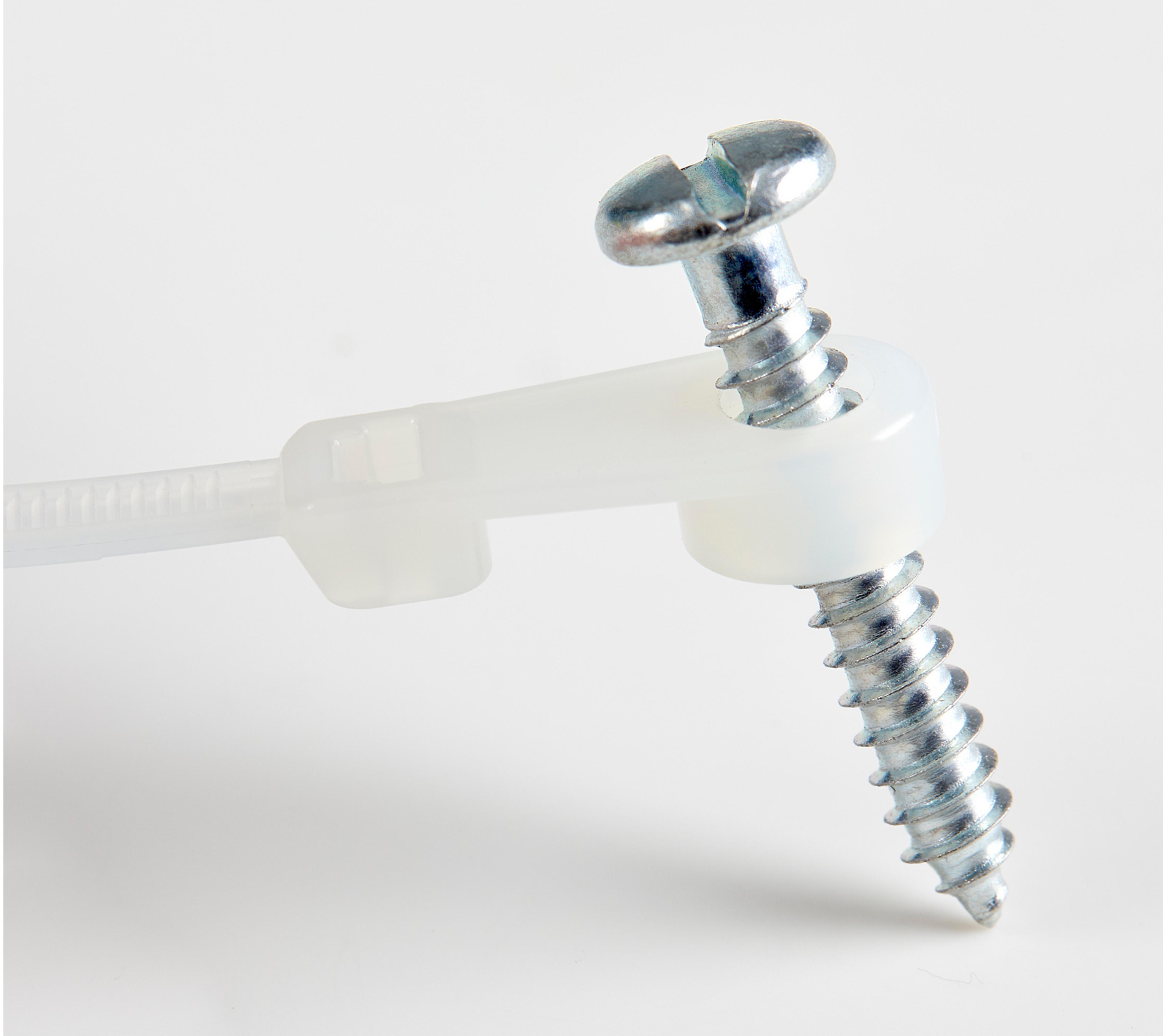 Cable Ties 200x4mm(LxW) White 100x