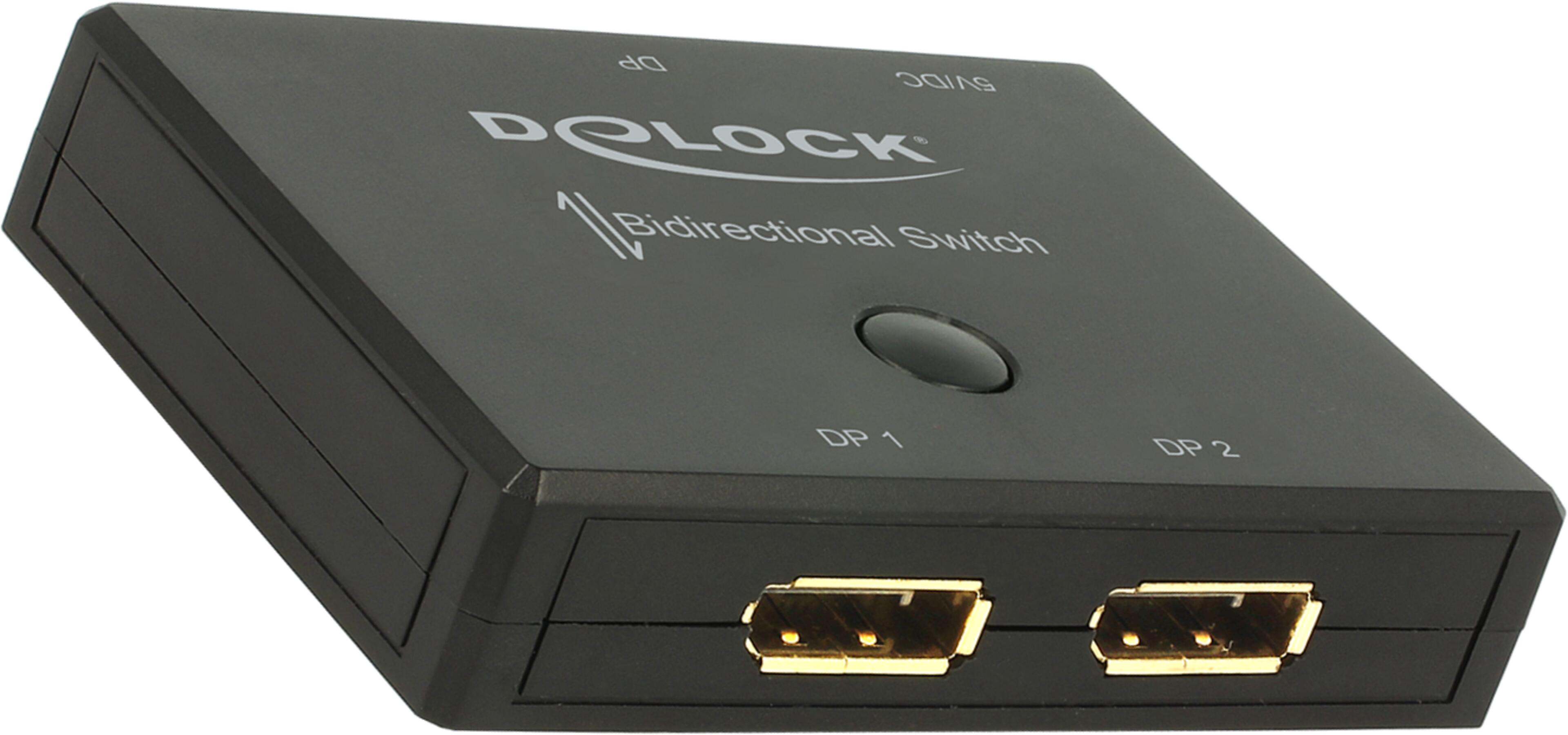 Delock DP Splitter/Selector 1:2/2:1
