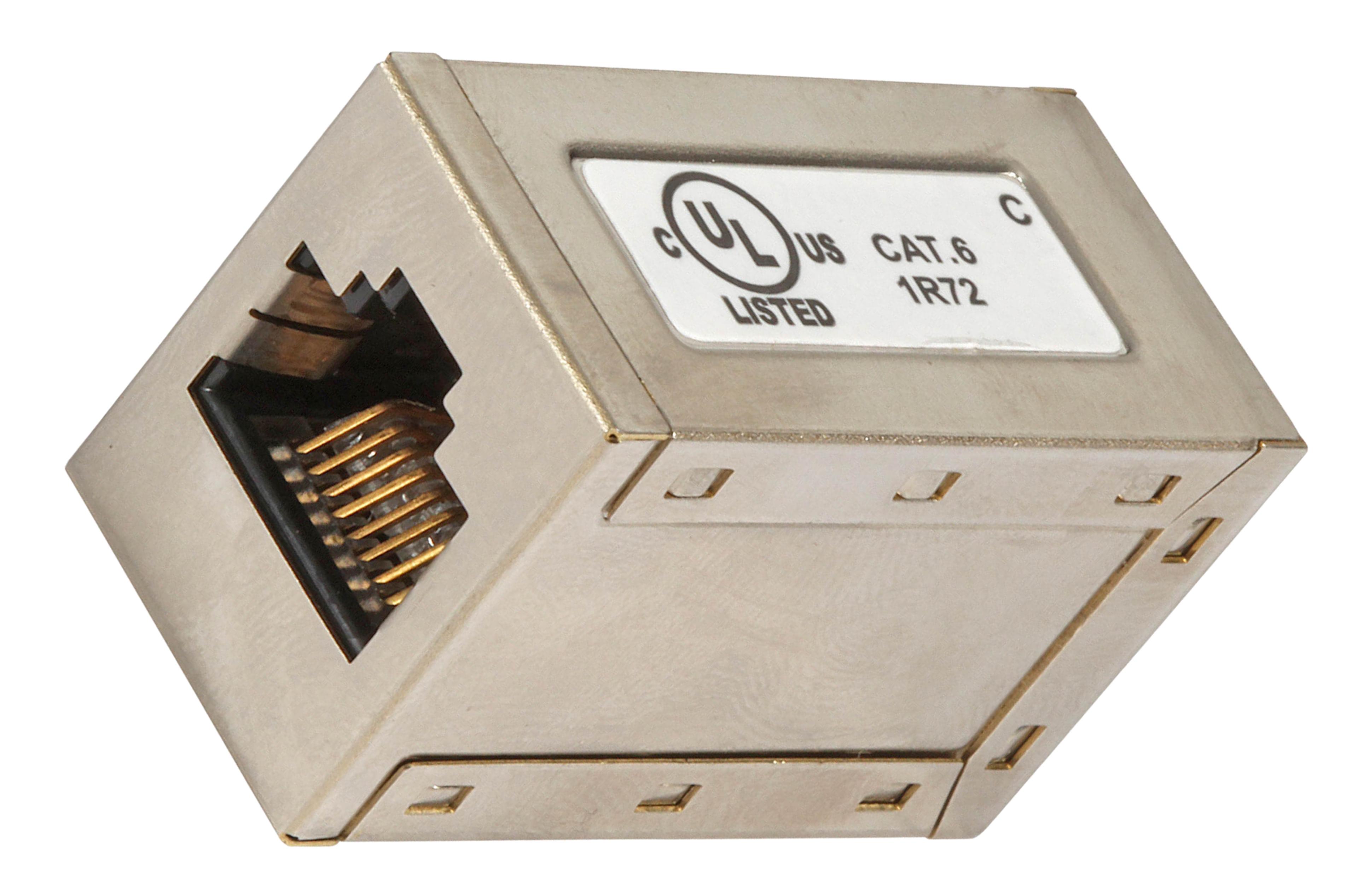 Line Coupler Cat6 RJ45 Fe-Fe Shielded