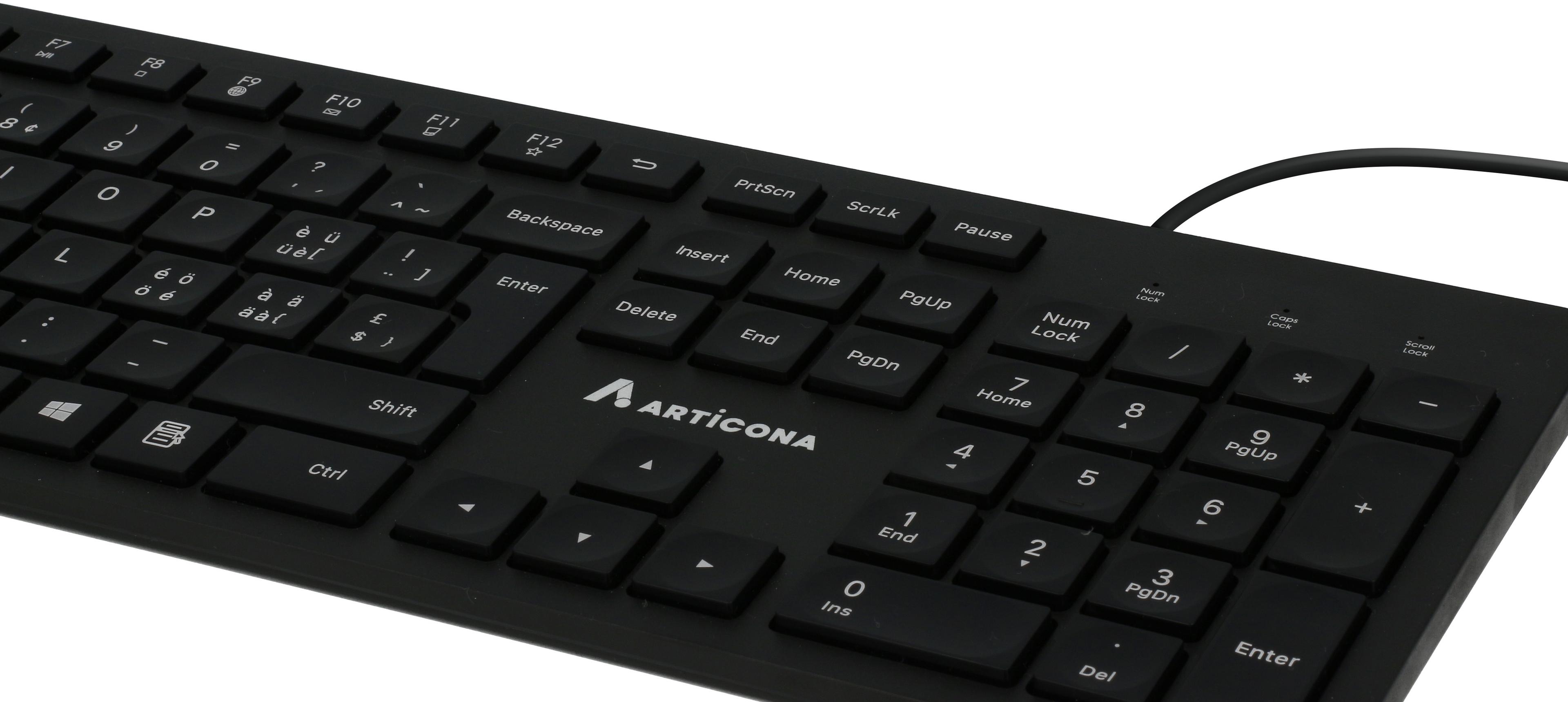 ARTICONA Wired Multimedia Keyboard