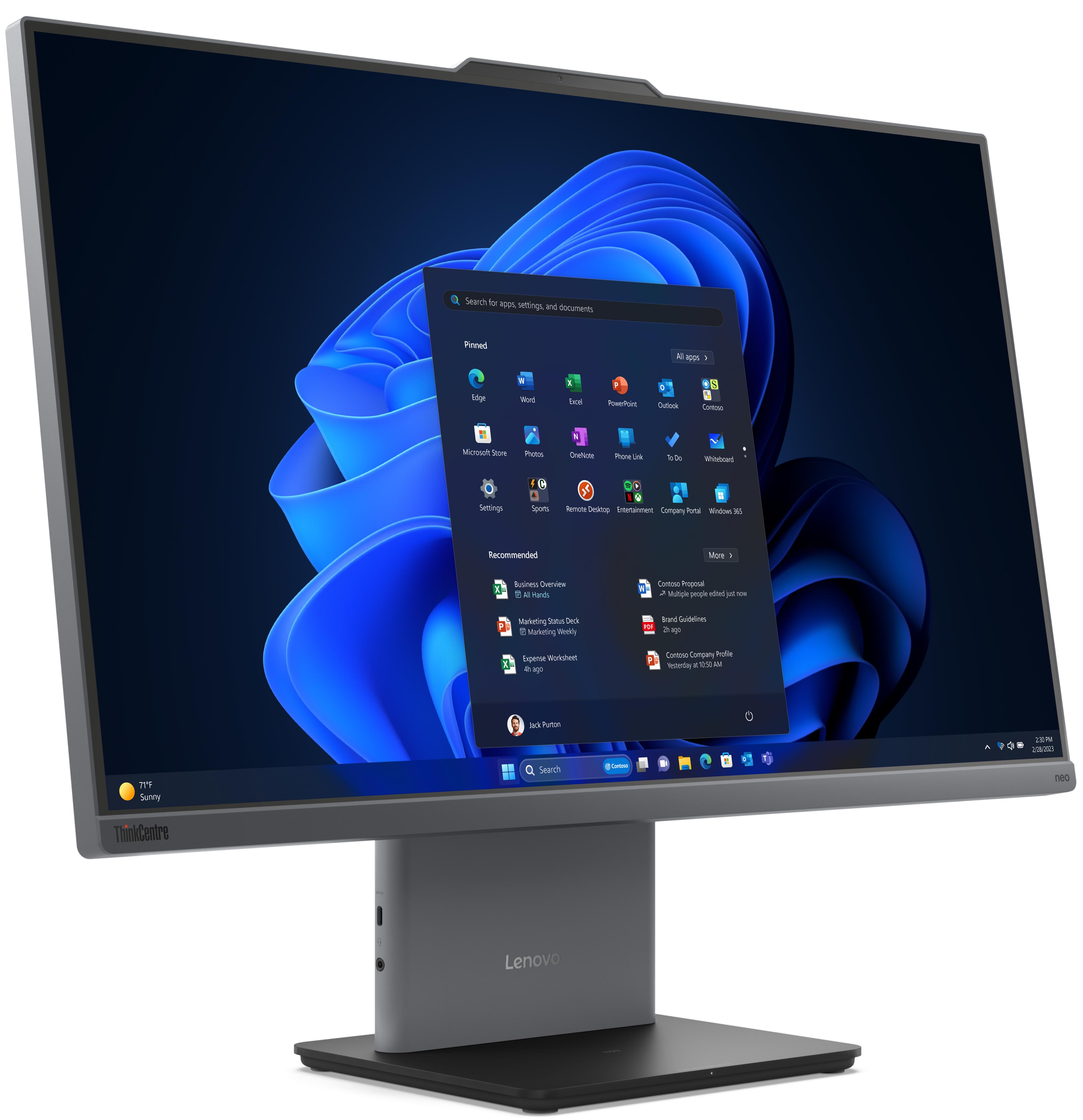 Lenovo TC neo 50a 27 G5 i7 16/512GB AiO