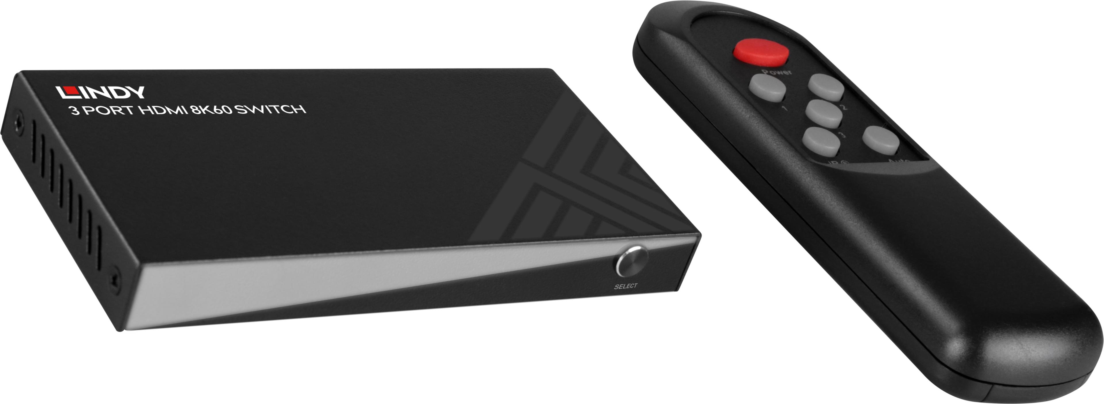 LINDY HDMI Selector 3:1 8K