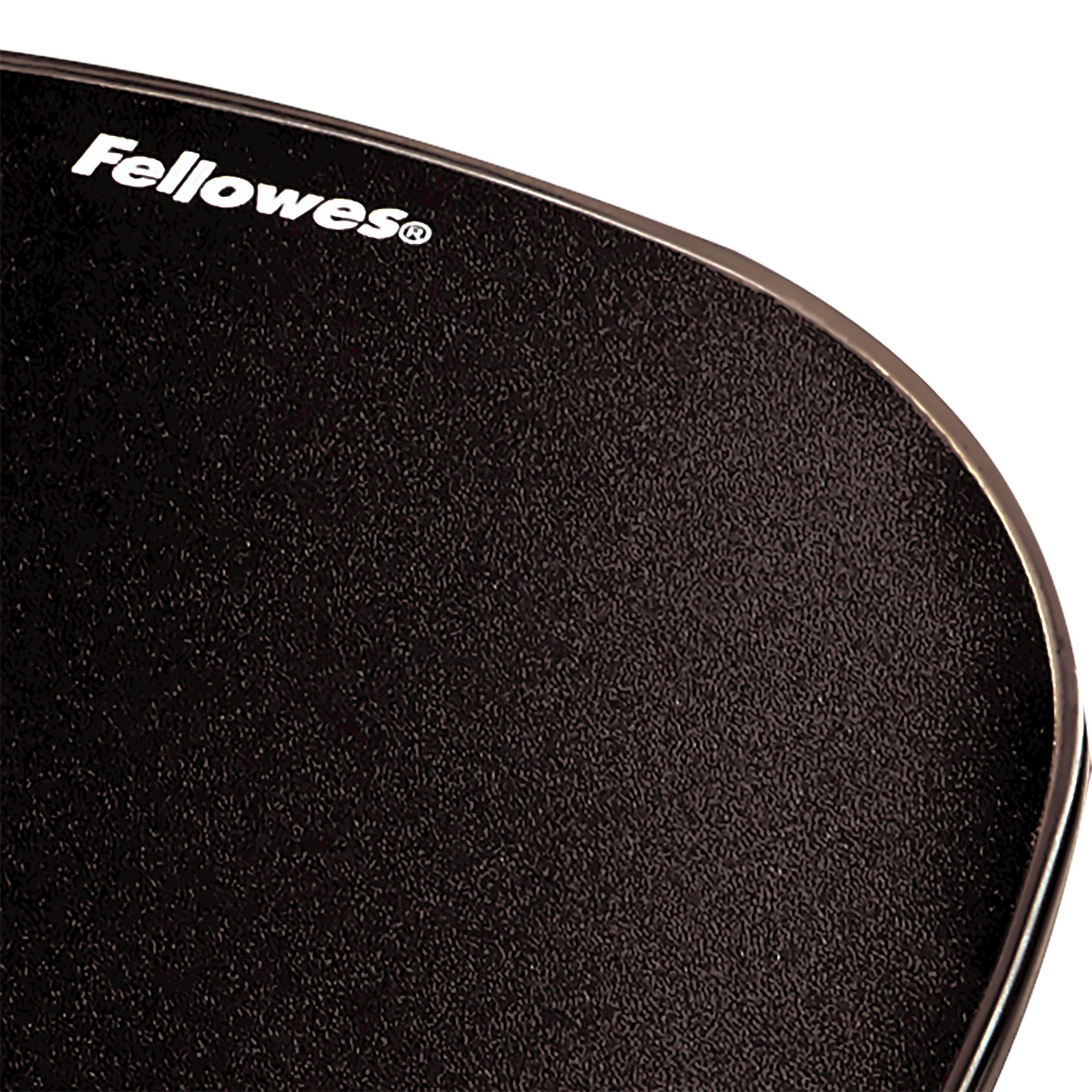 Fellowes Mouse Pad w/ Gel Wrist Rest Bck