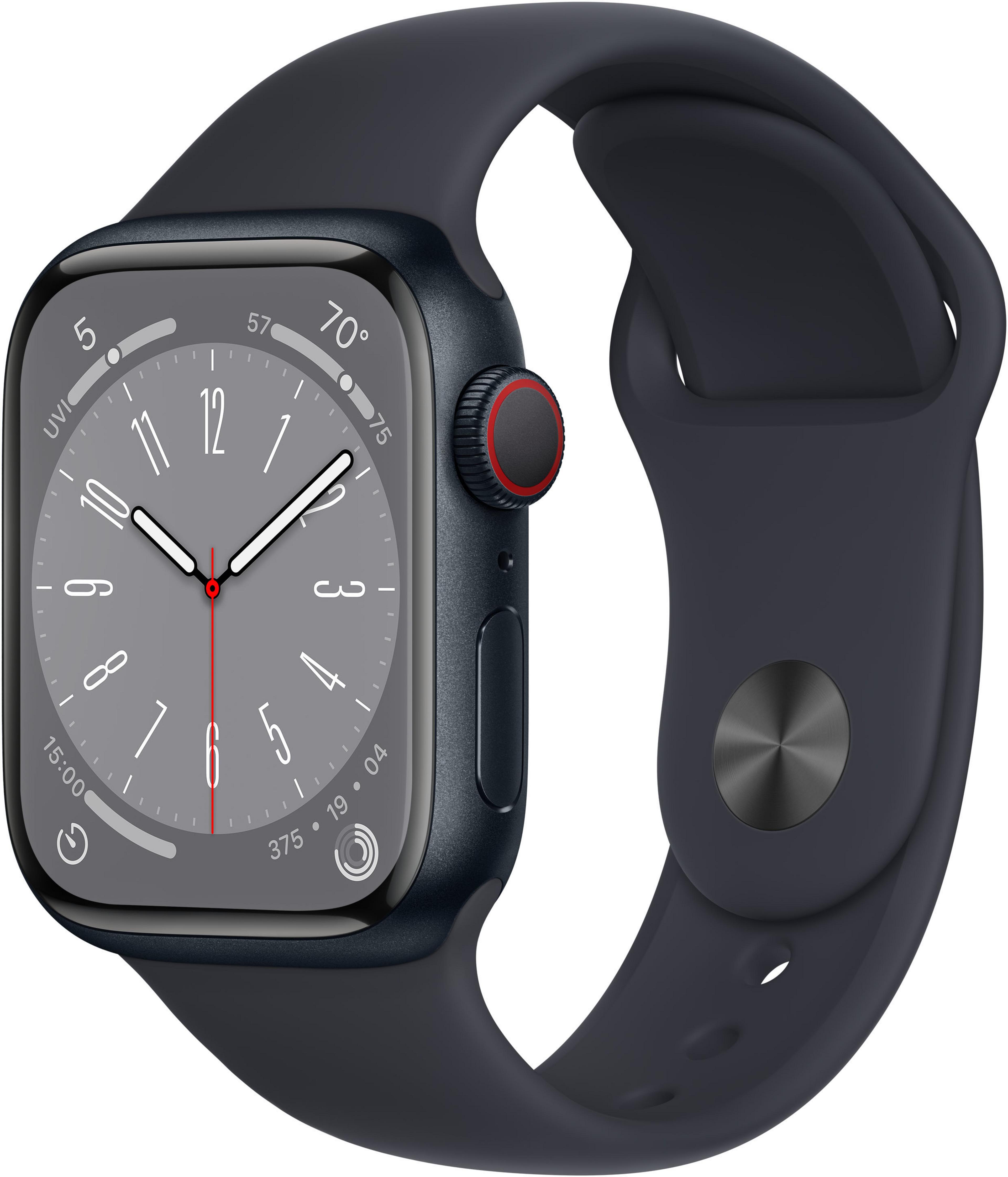 Apple Watch S8 GPS+LTE 41mm Alu nacht