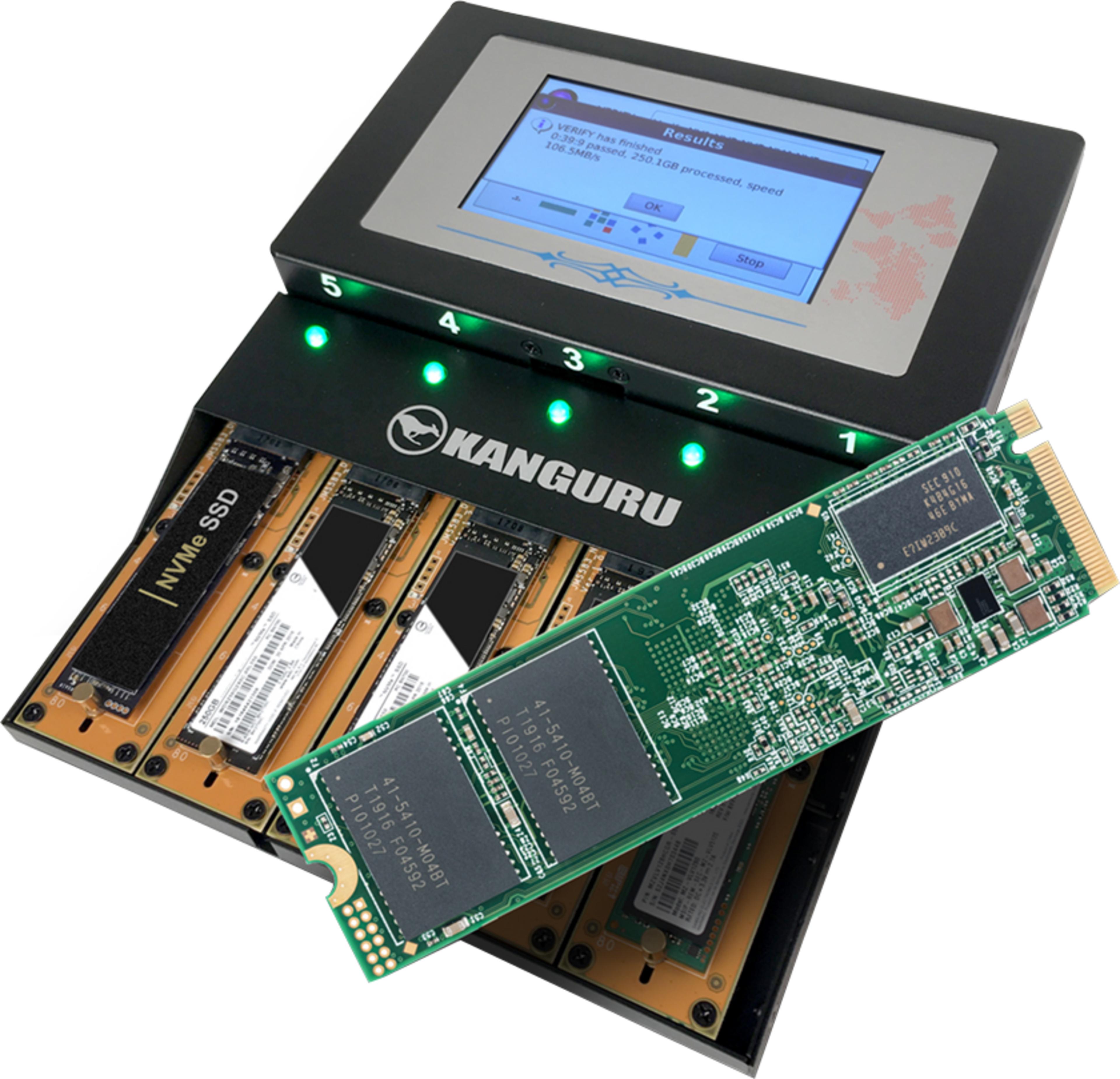 Kanguru Clone 4 M.2 NVMe SSD Duplikator