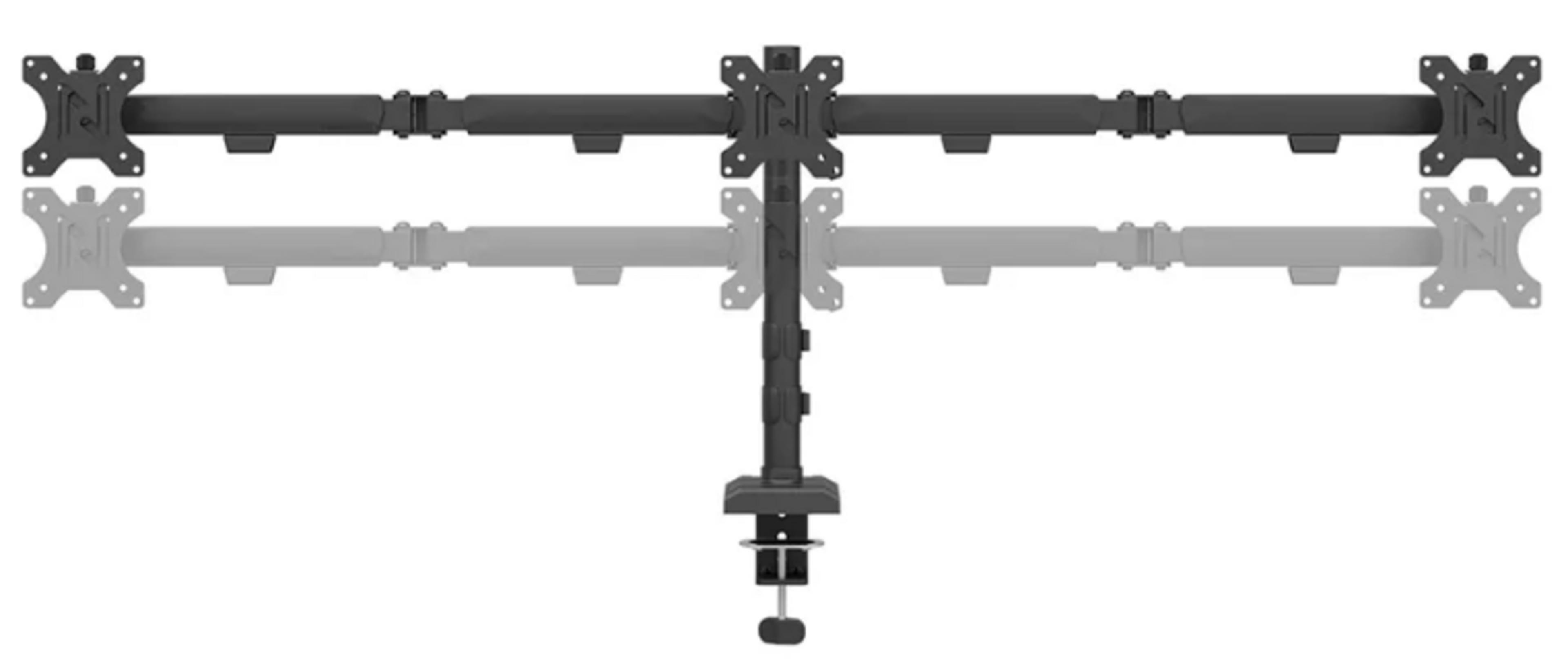 Neomounts DS60-600BL3 Trio-Tischhalt.