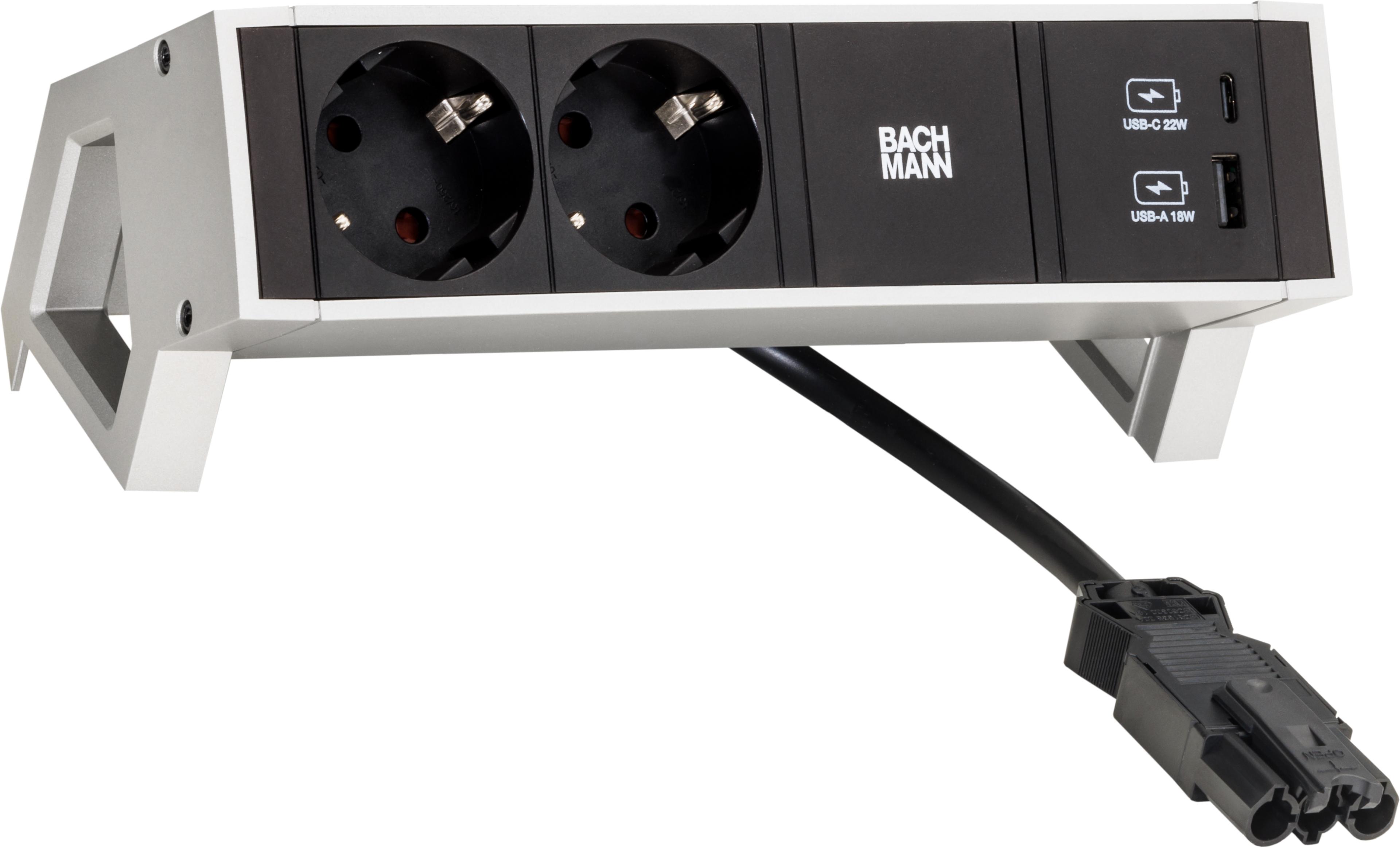 Power Strip 2-way + USB