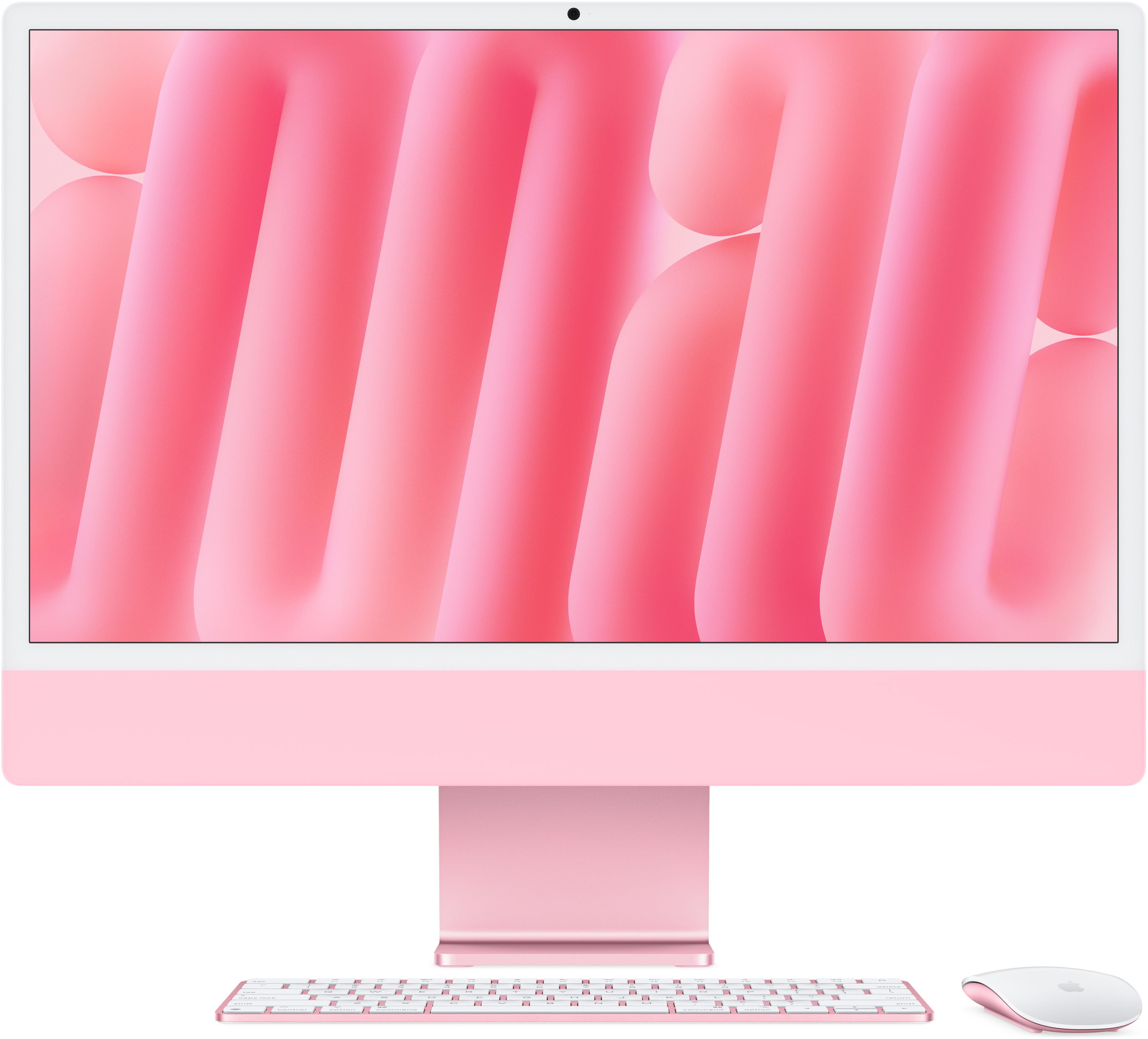 Apple iMac M4 8cœurs 16/256 Go, rose