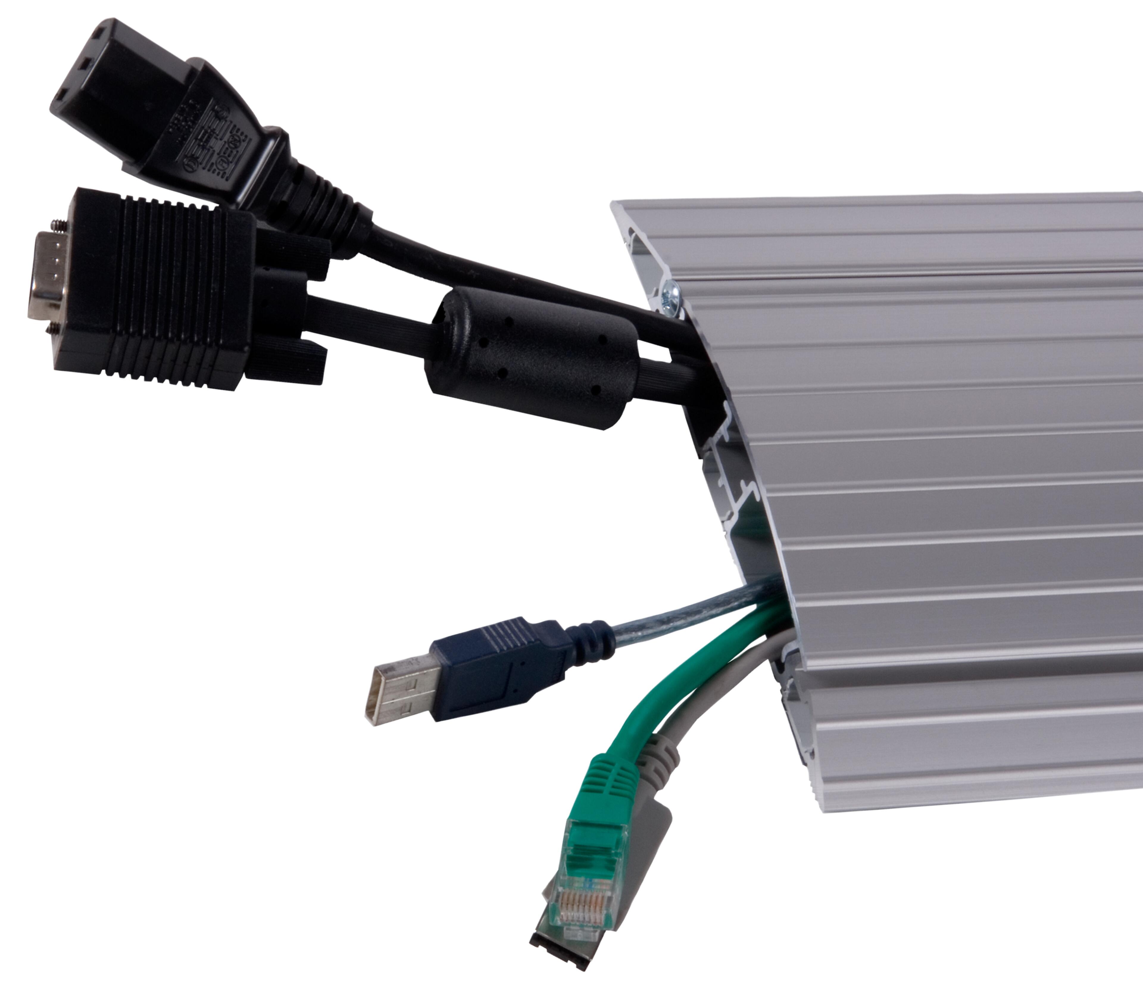 Cable Channel 145x20mm 1.8m Alu