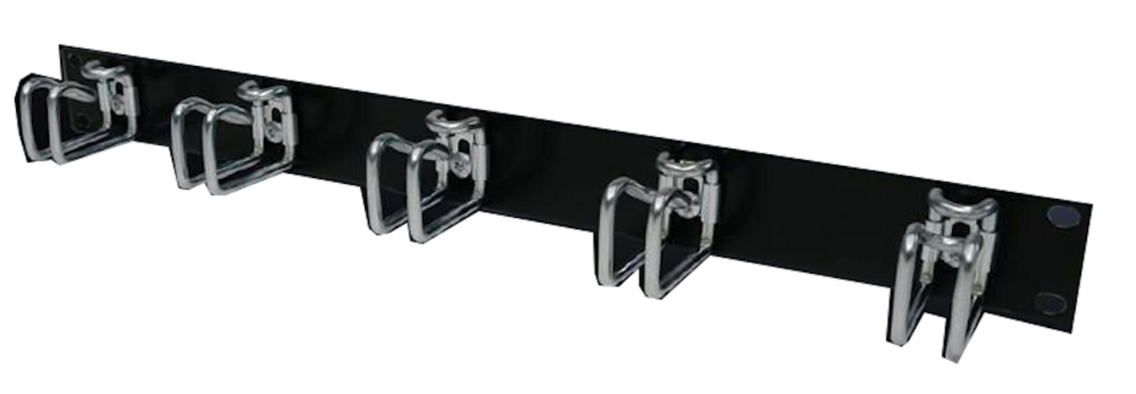 Rittal Cable Guide Panel 1U 43x55mm Bk