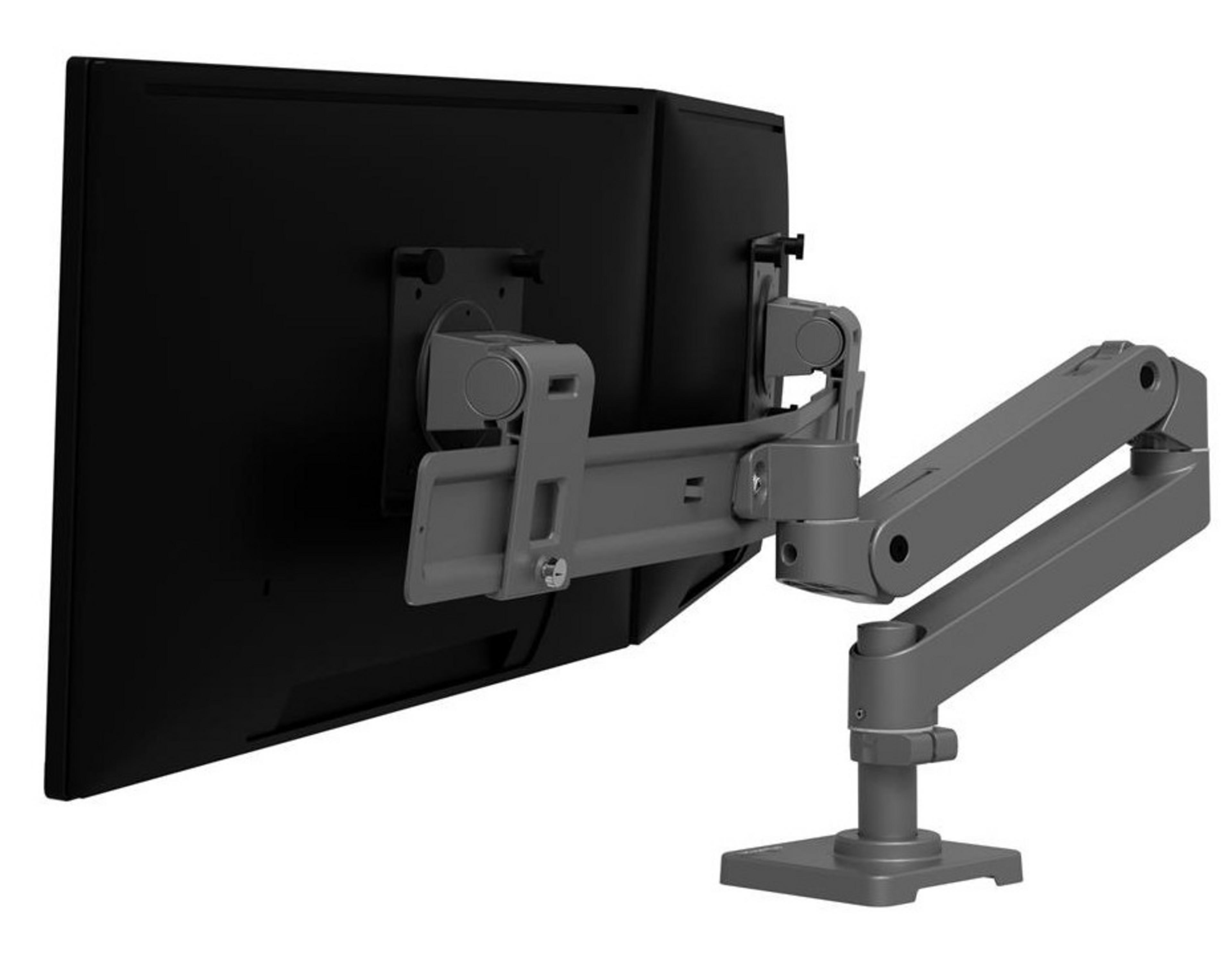 Ergotron LX Pro Direct Dual Desk Arm Gry