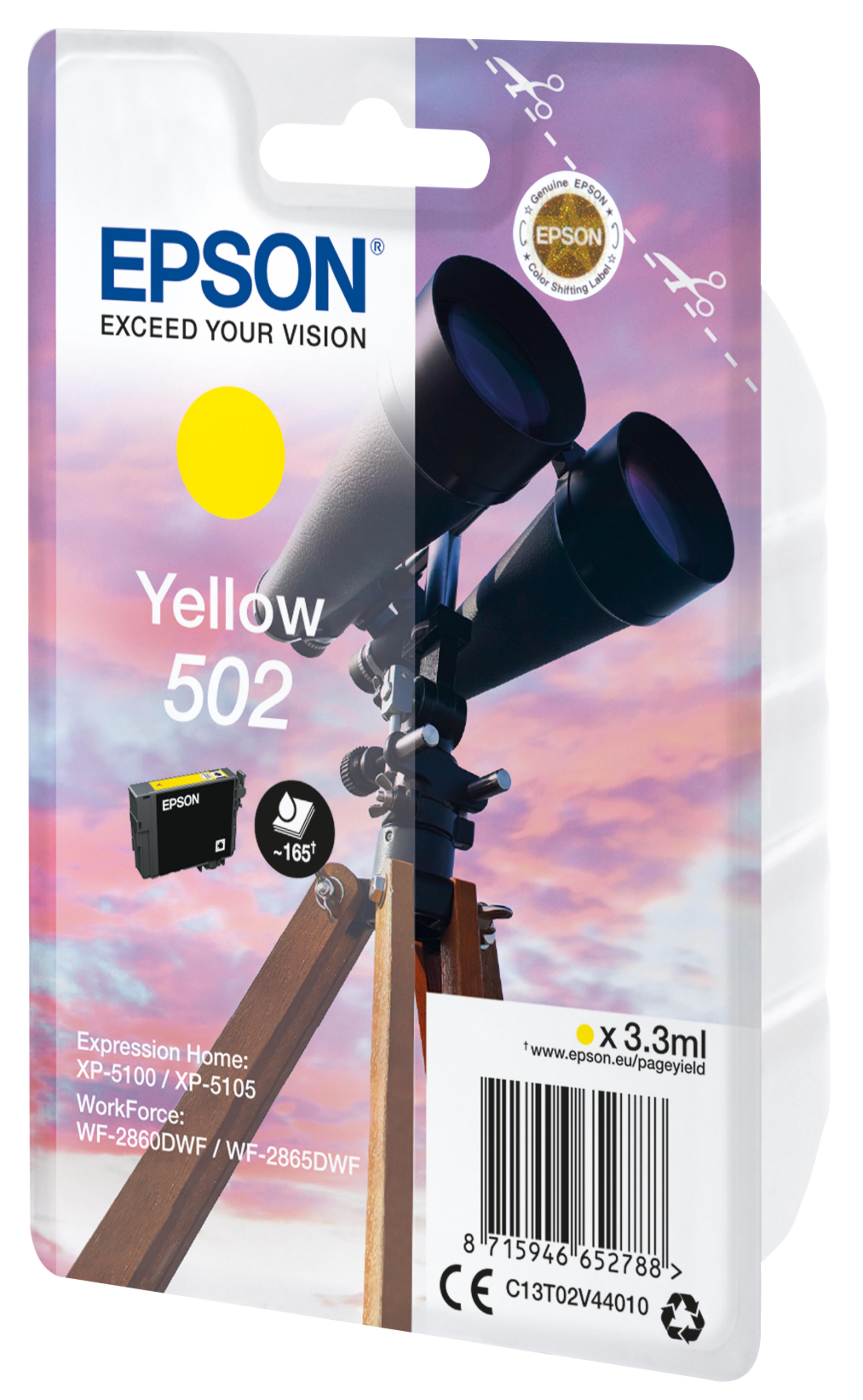 Epson 502 Ink Yellow