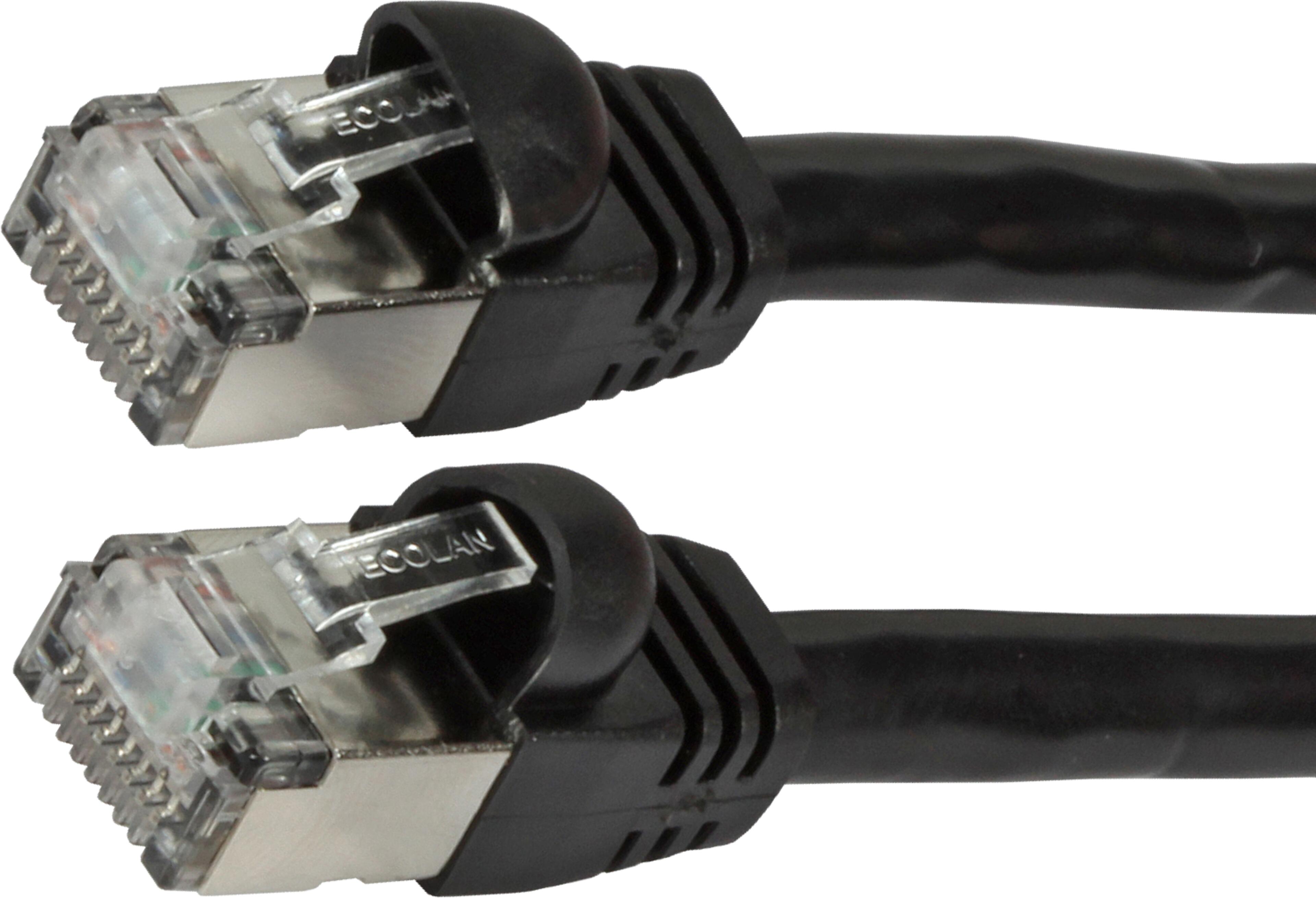 Patchkabel RJ45 S/FTP Cat6 3 m schwarz