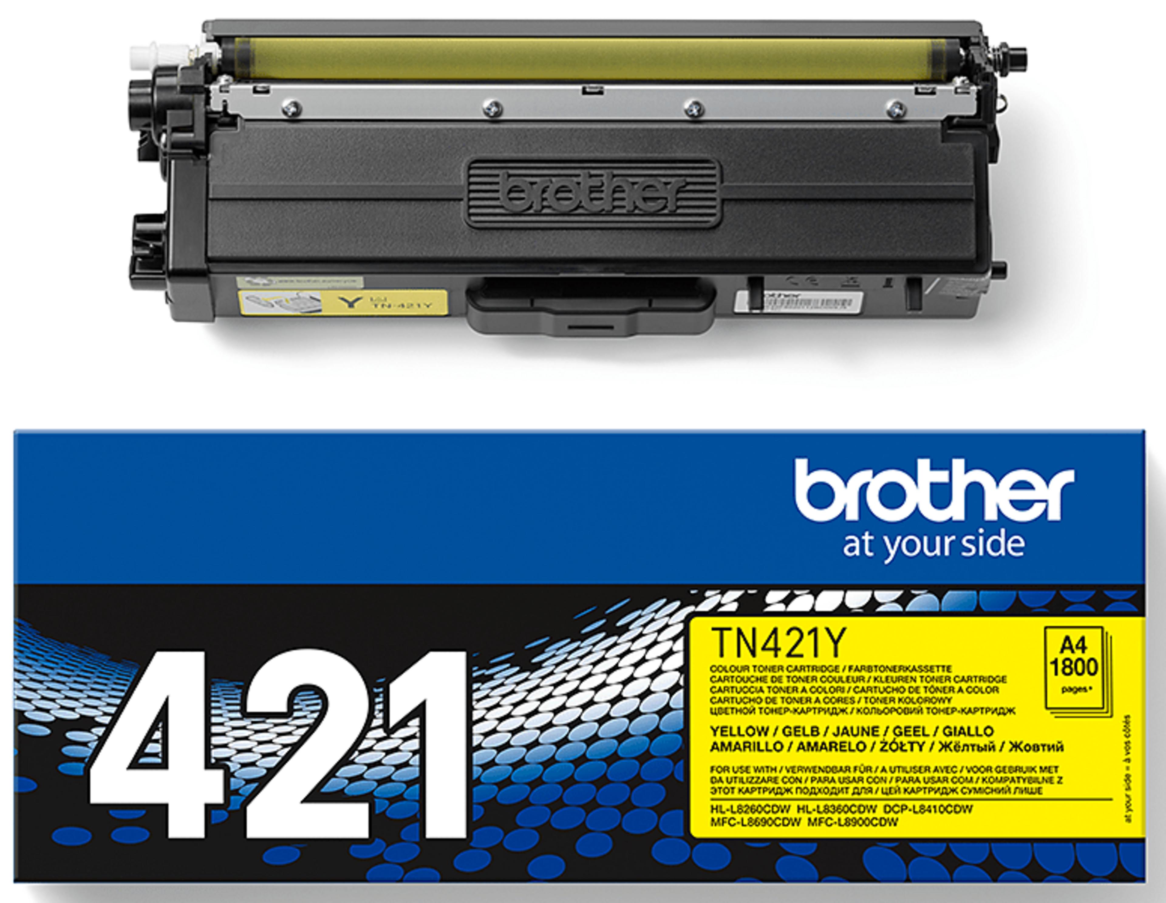 Brother TN-421Y Toner Yellow