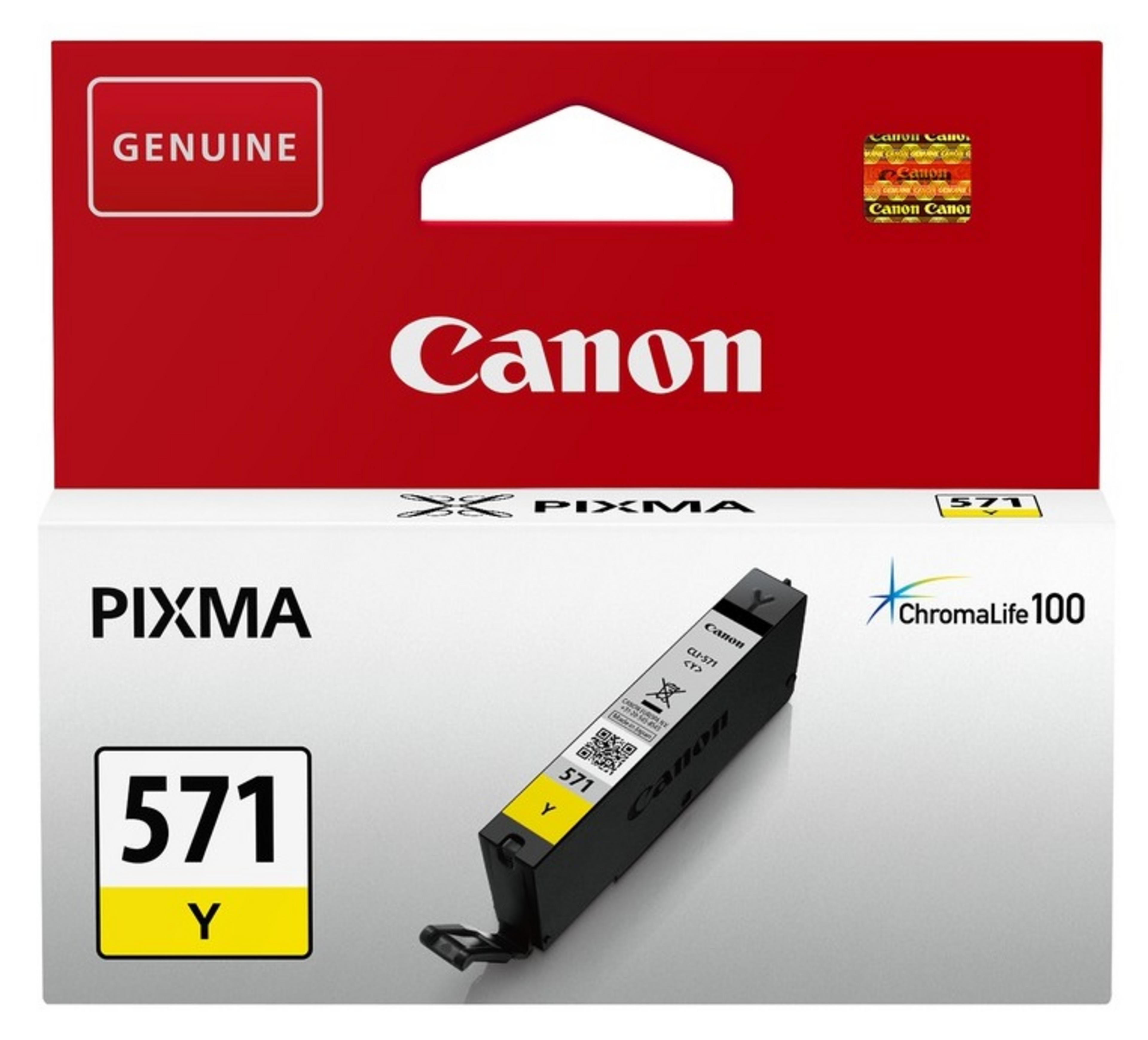 Canon Cartucho de tinta CLI-571Y, amar.