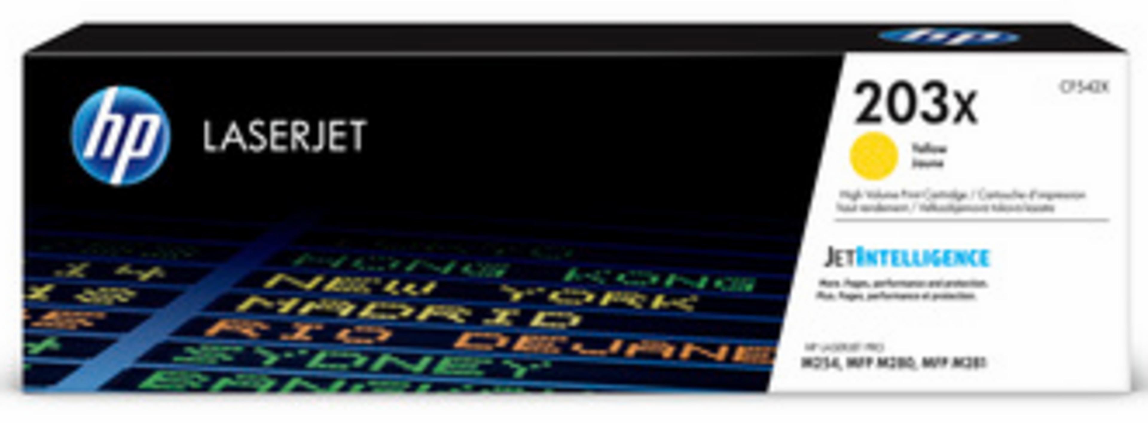 HP 203X Toner Yellow