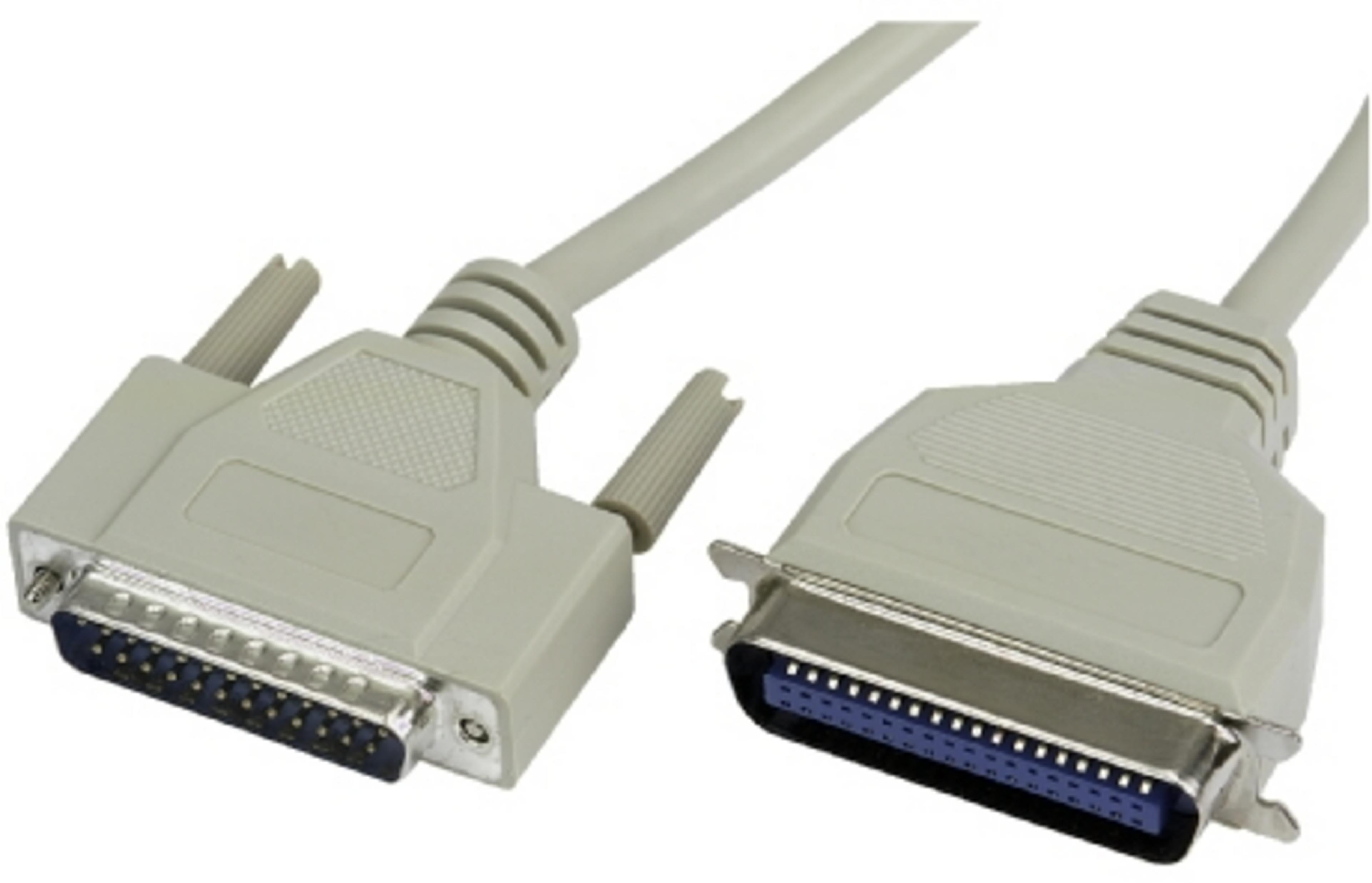 Cable impresora ARTICONA DB25-Cen36, 5 m