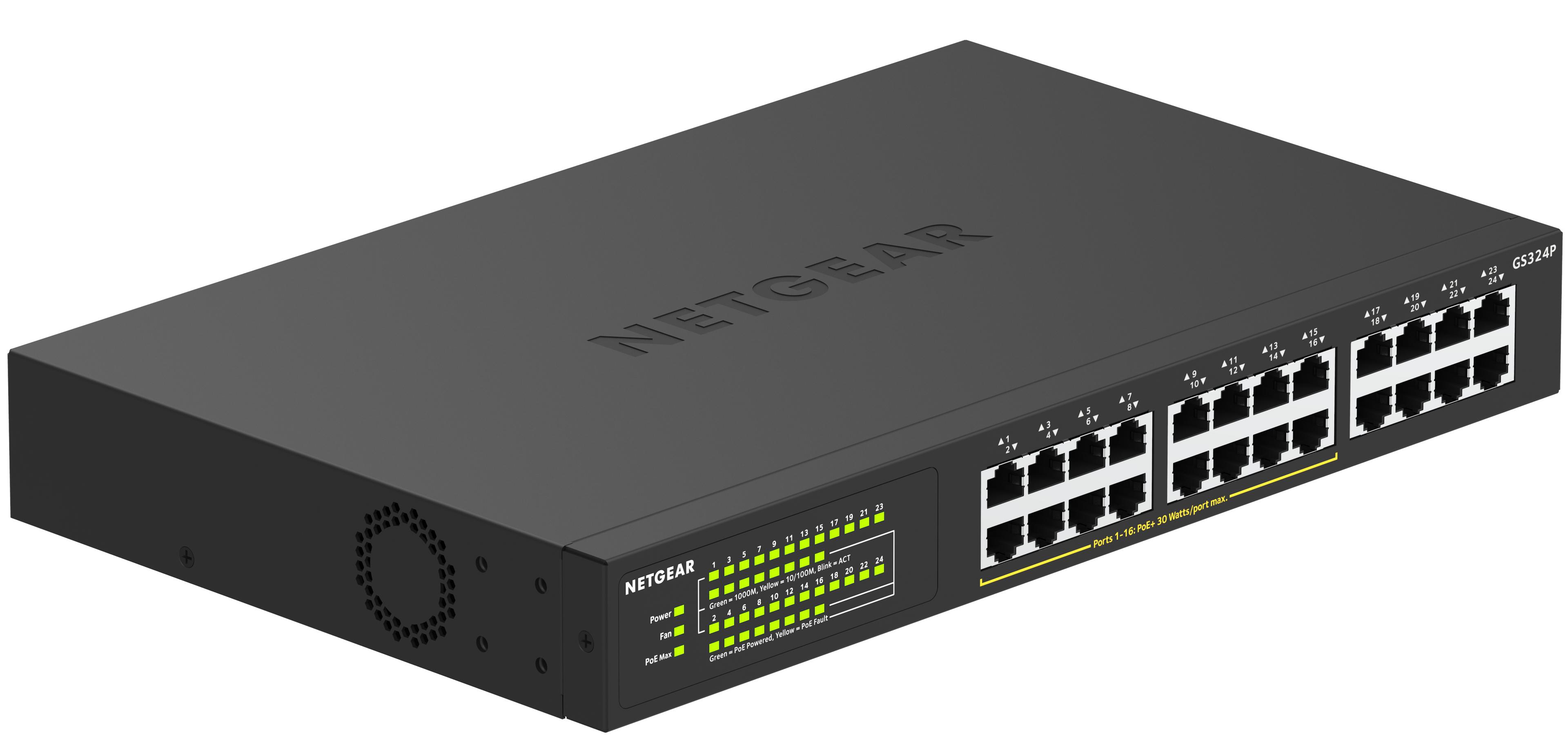 NETGEAR GS324P PoE Gigabit switch