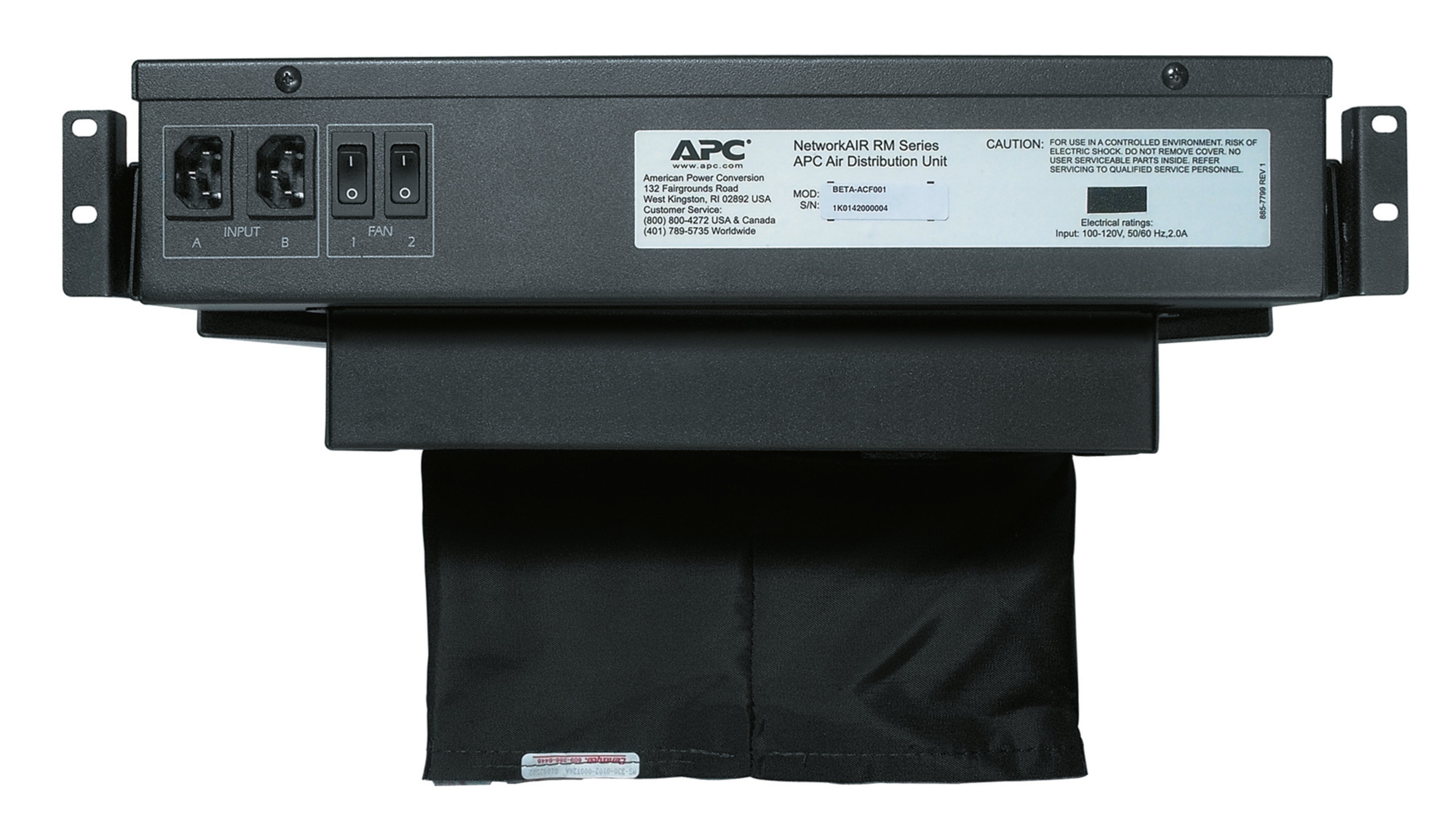 APC Rack Air Distribution Unit 2U