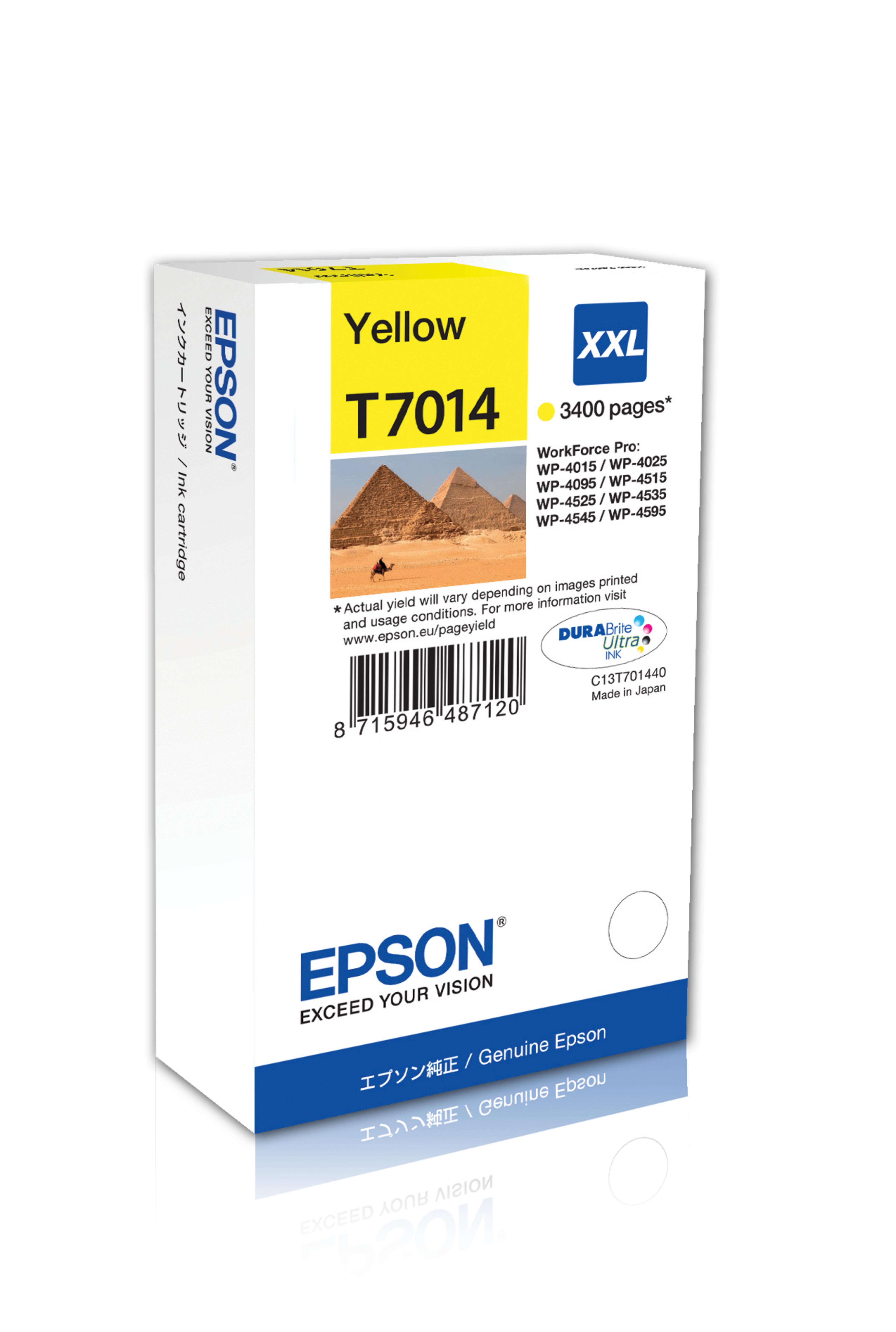 Epson T7014 tinta sárga