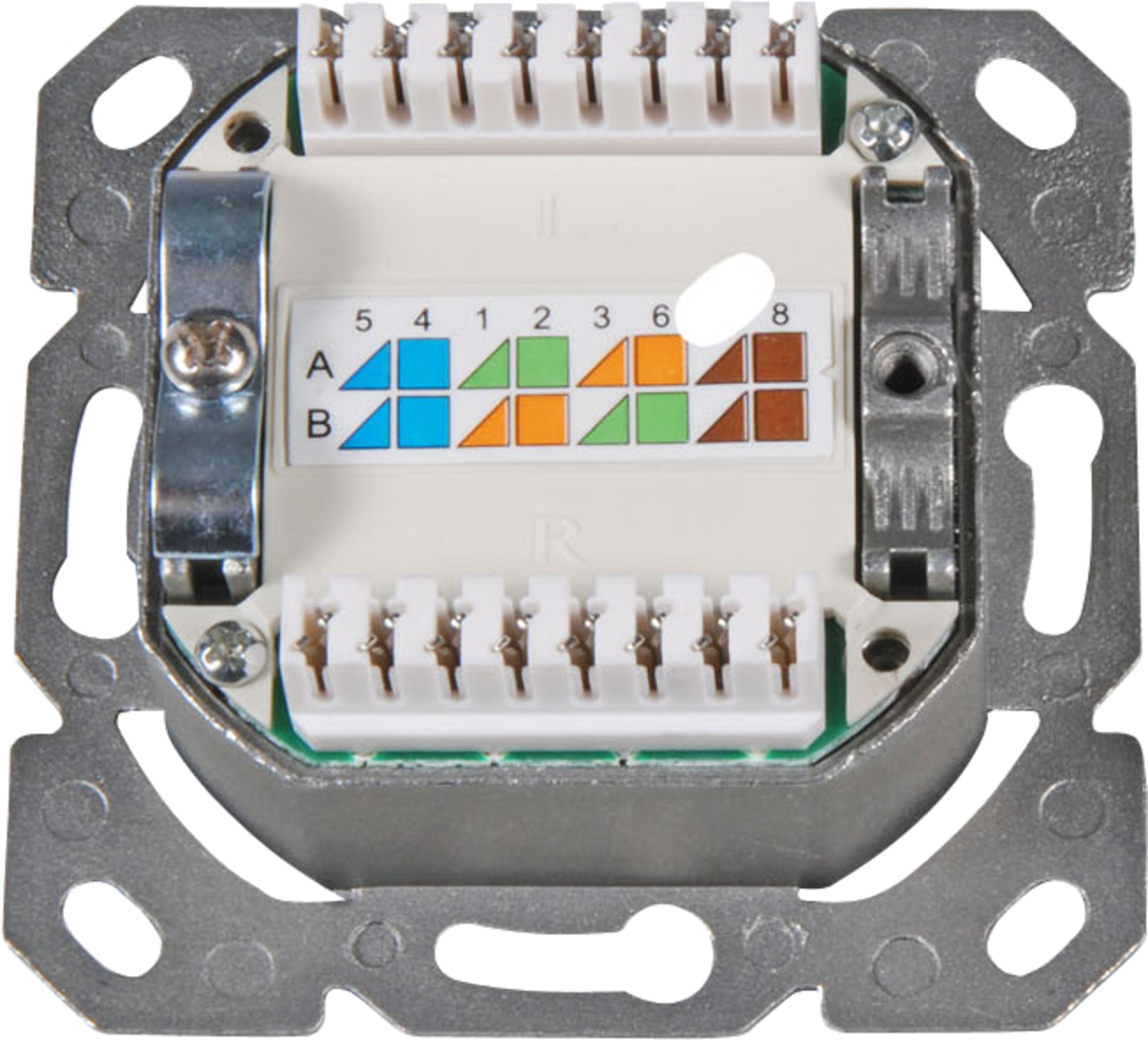 RJ45-Dose UP 2-fach LSA+ Cat6 reinweiß (ET-25211.1V1) kaufen
