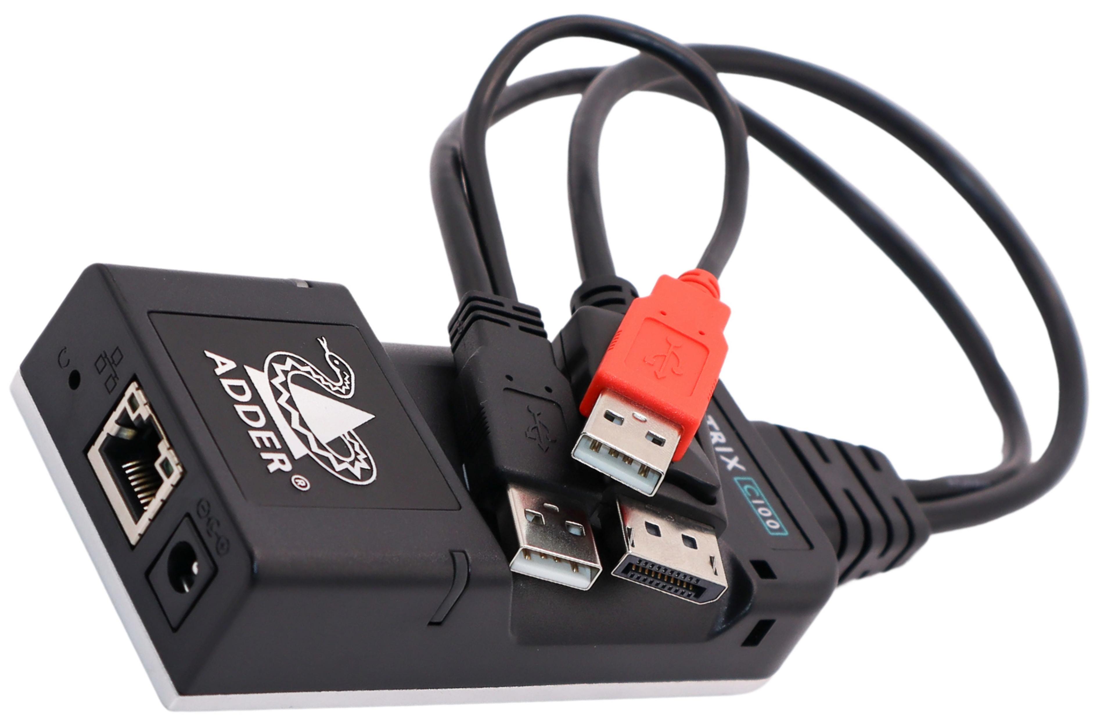 ADDER Servermodul DisplayPort, USB