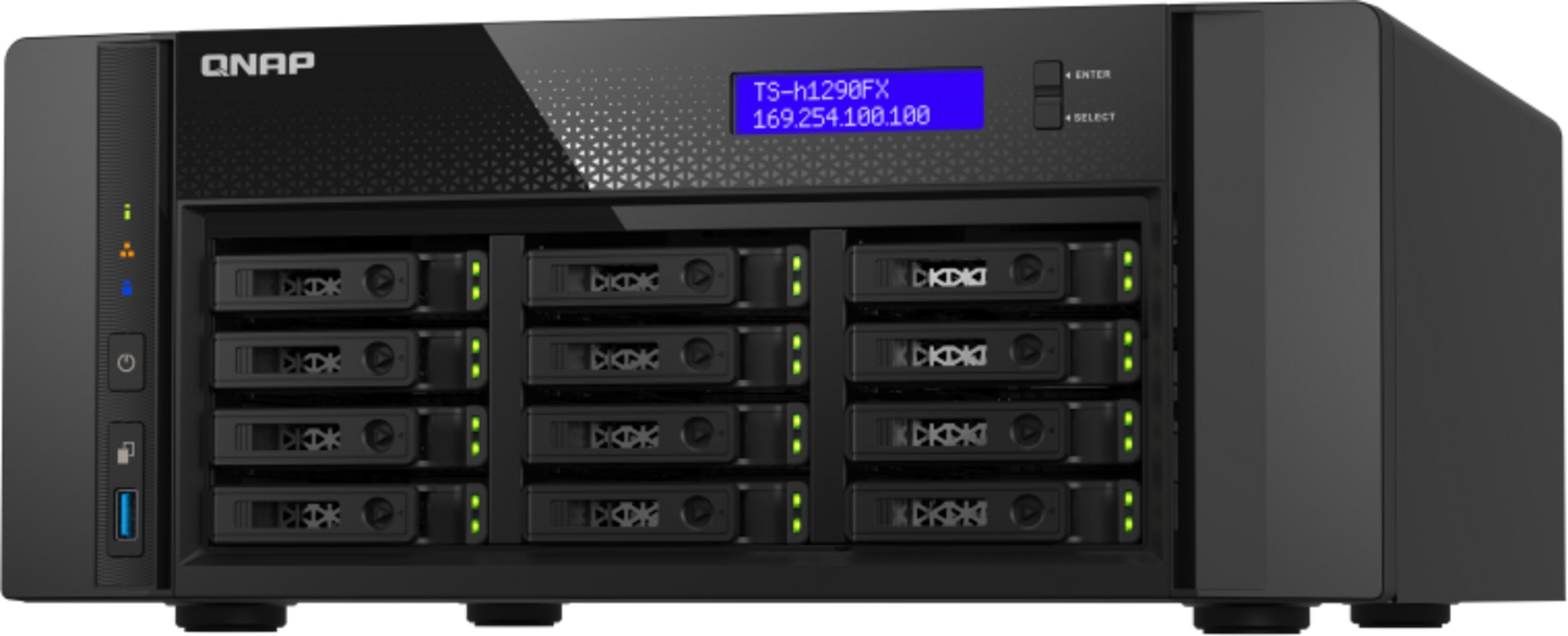 QNAP TS-h1290FX 128GB 12-bay NAS