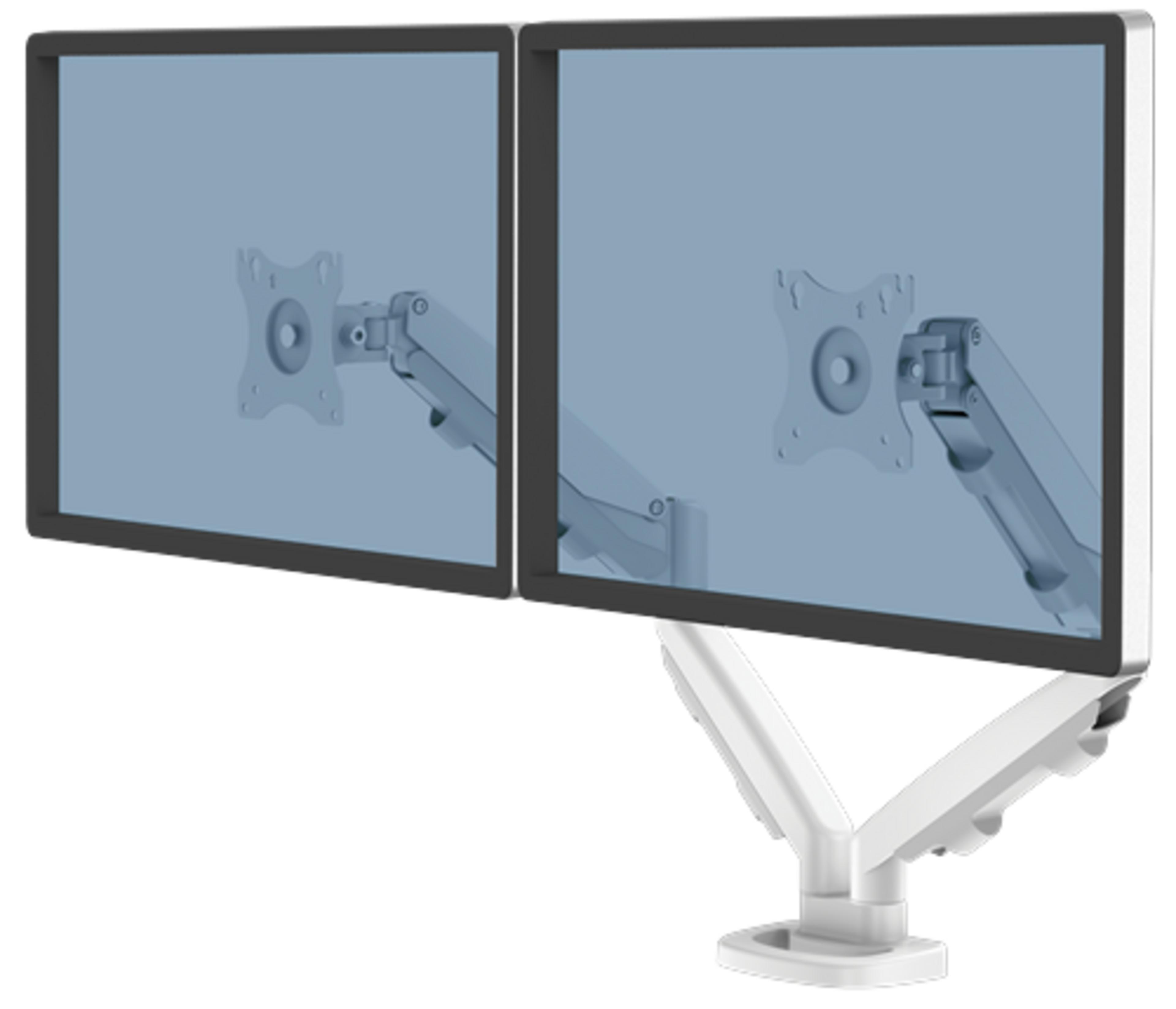 Bras 2 écrans bureau Fellowes Eppa blanc