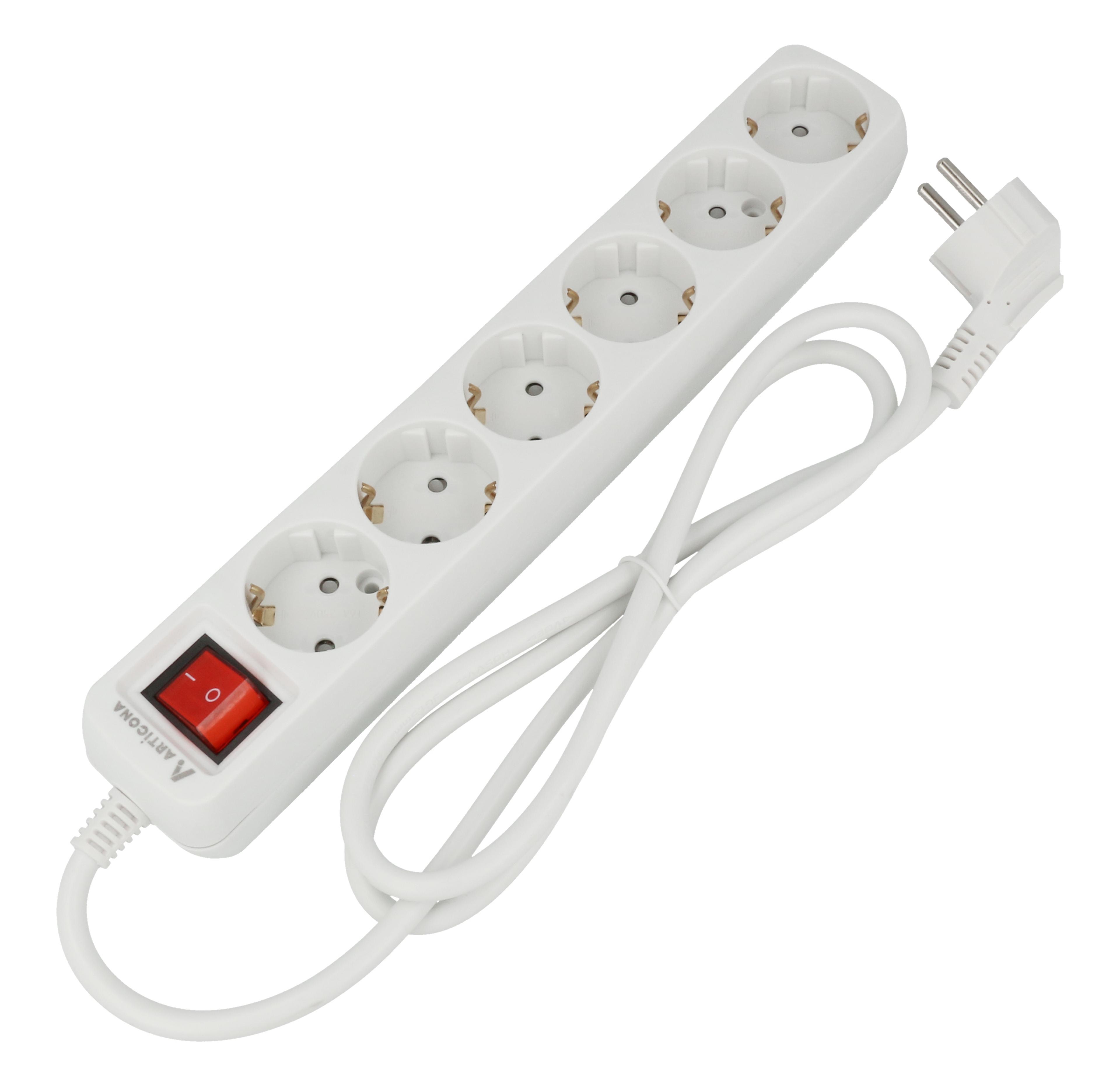 Power Strip 6-way 1.4m w/ Switch
