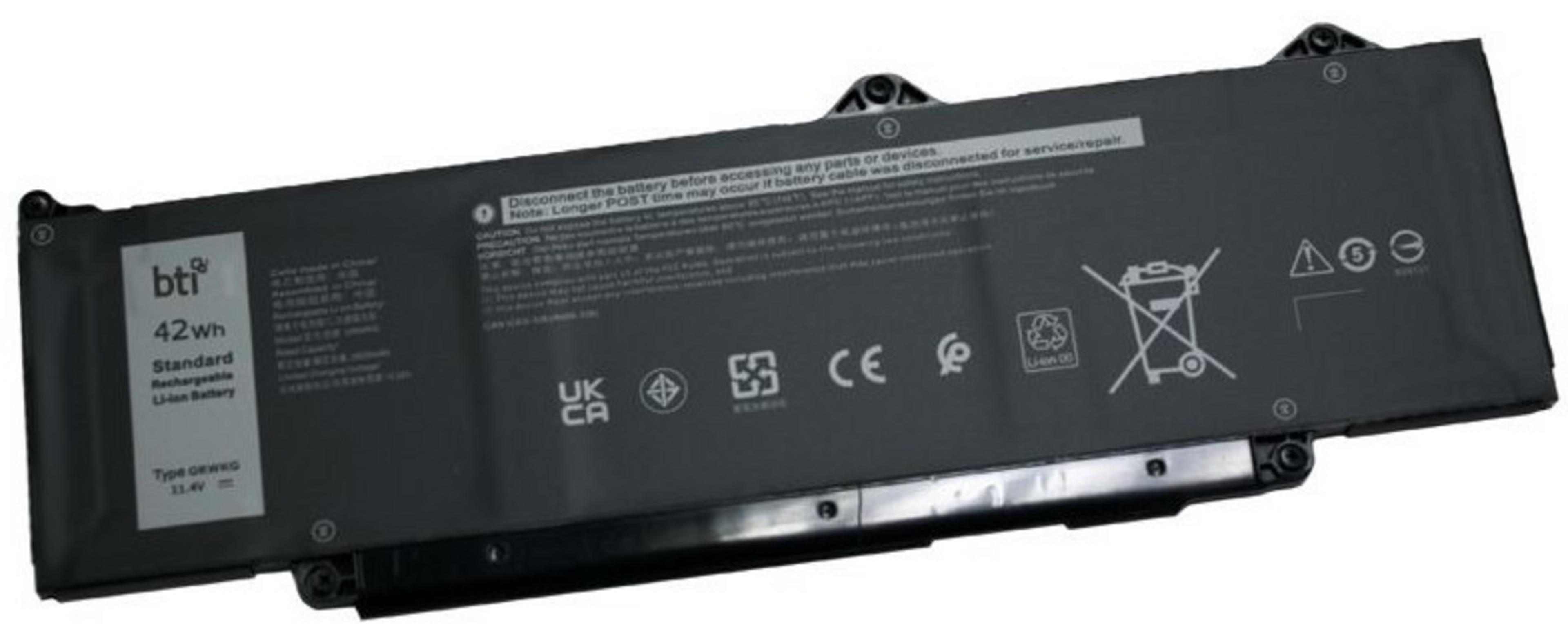 BTI 3 Zellen Dell 3.680 mAh Akku