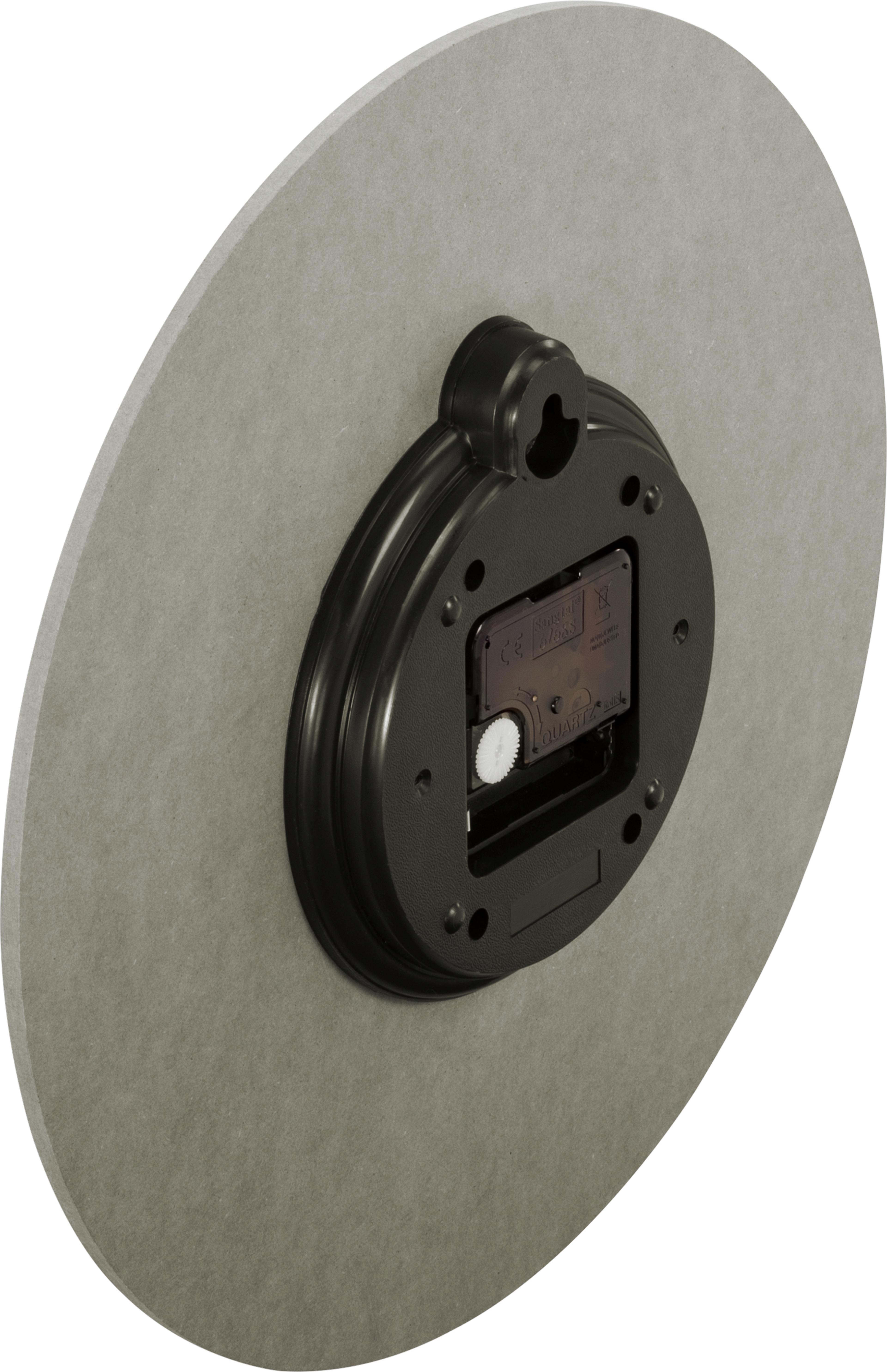 Horloge mural Hama Crète, gris