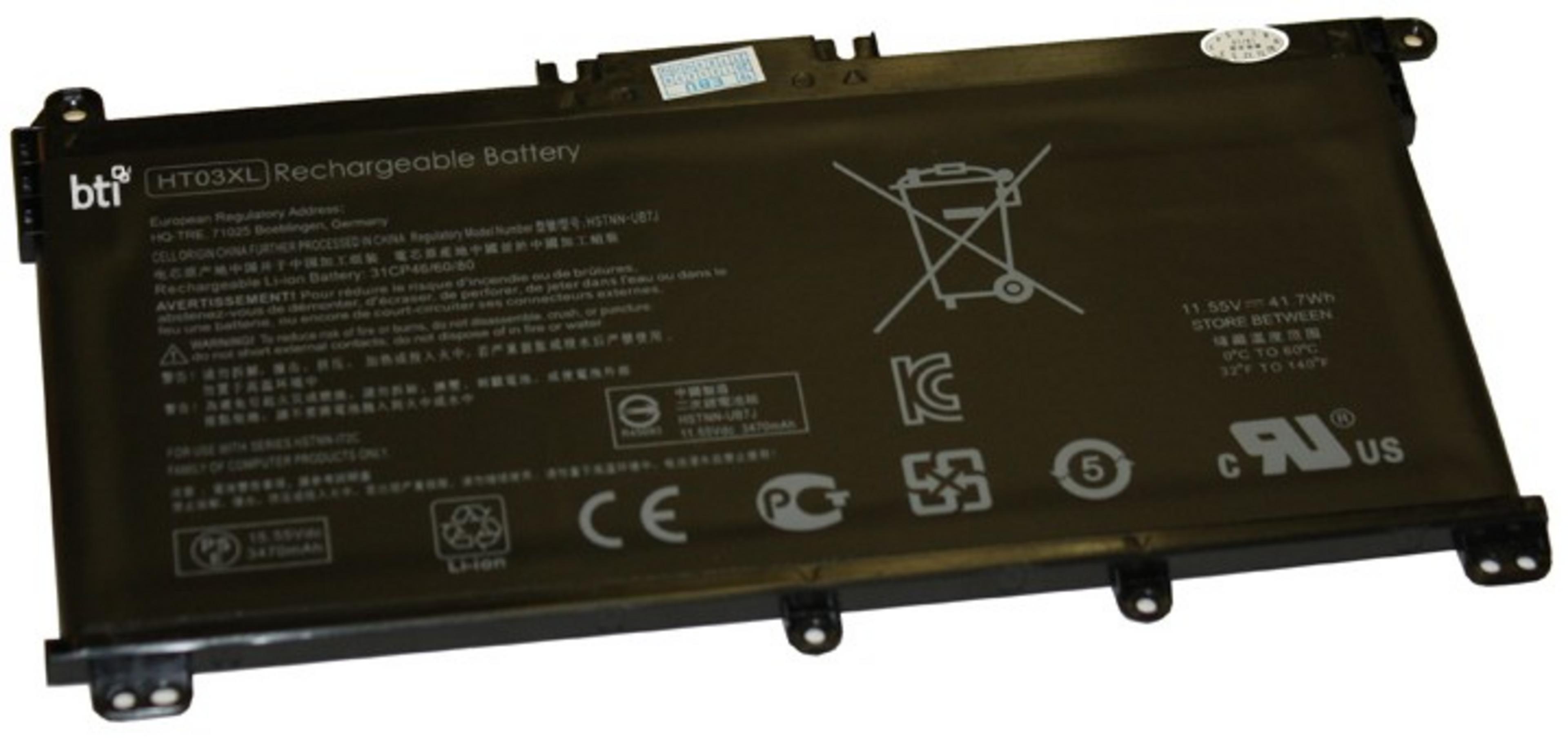 BTI 3-cell HP 4240mAh Battery